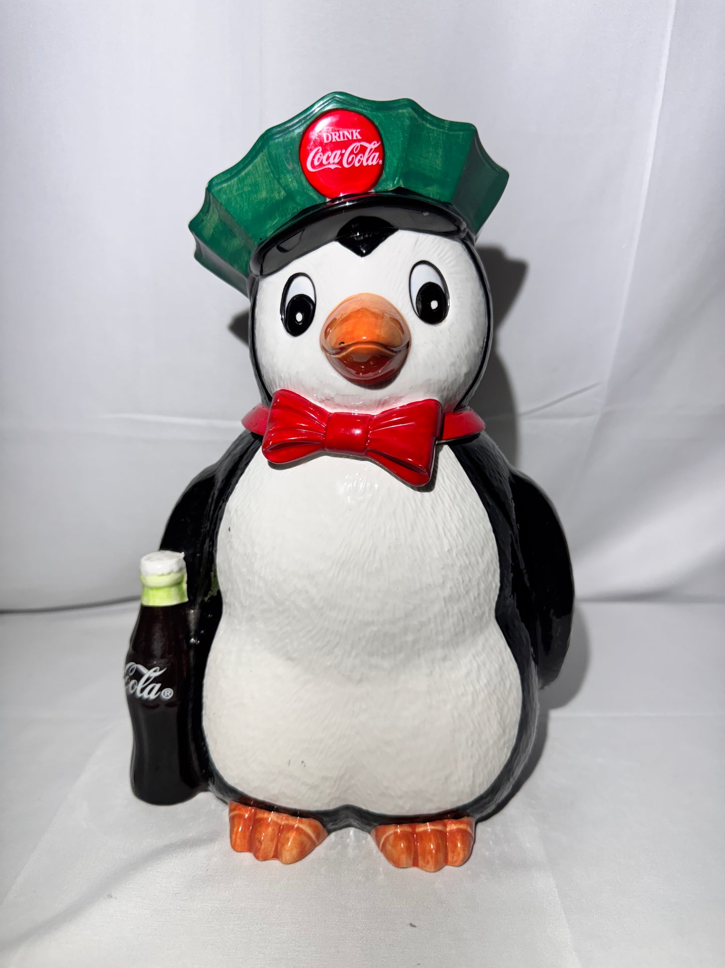 Coca-Cola Penguin- Cookie Jar -1997