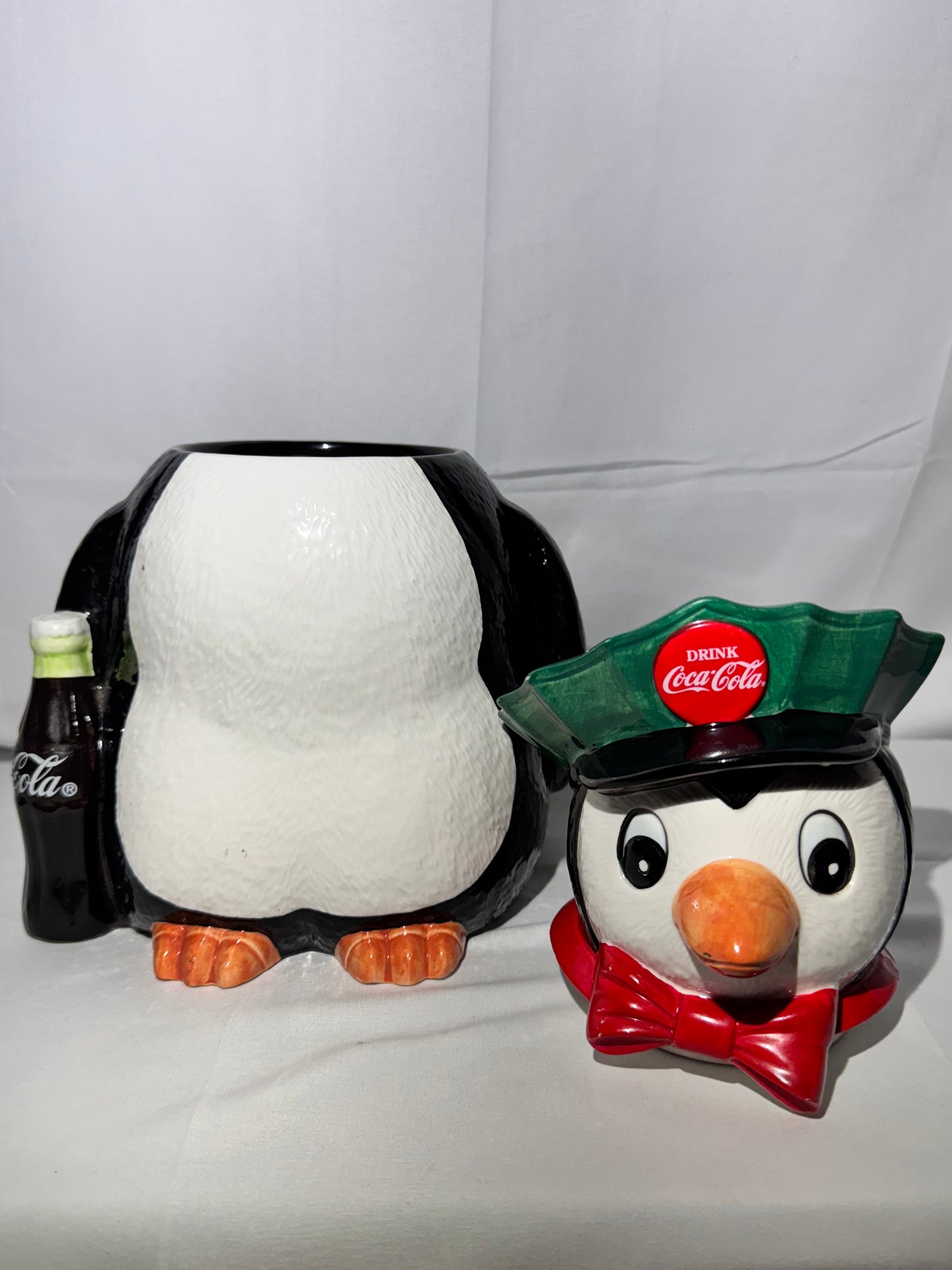 Coca-Cola Penguin- Cookie Jar -1997