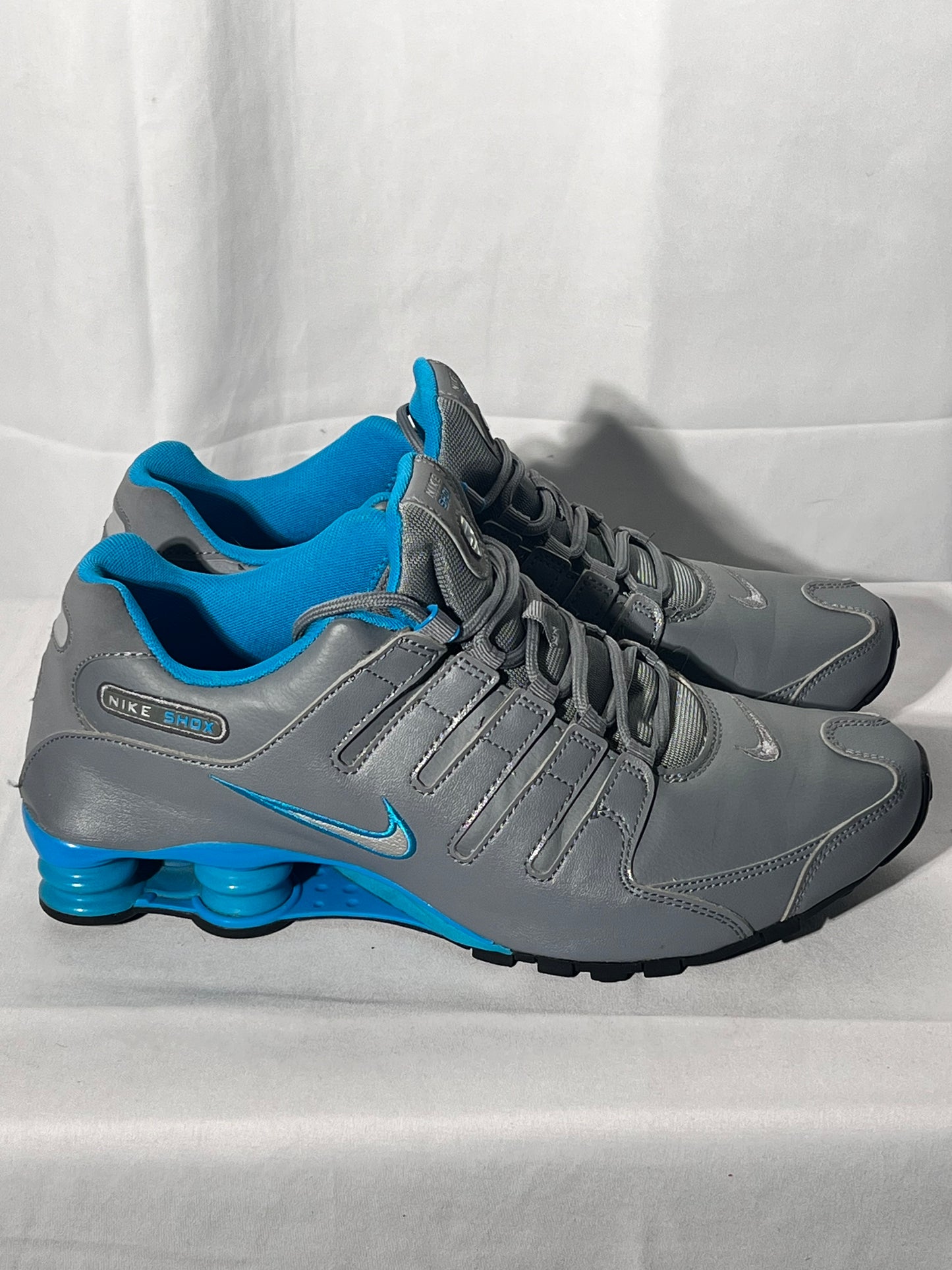 Nike Shox - Detroit Lions - 2014 - size 10.5 - sneakers- Gray and Blue