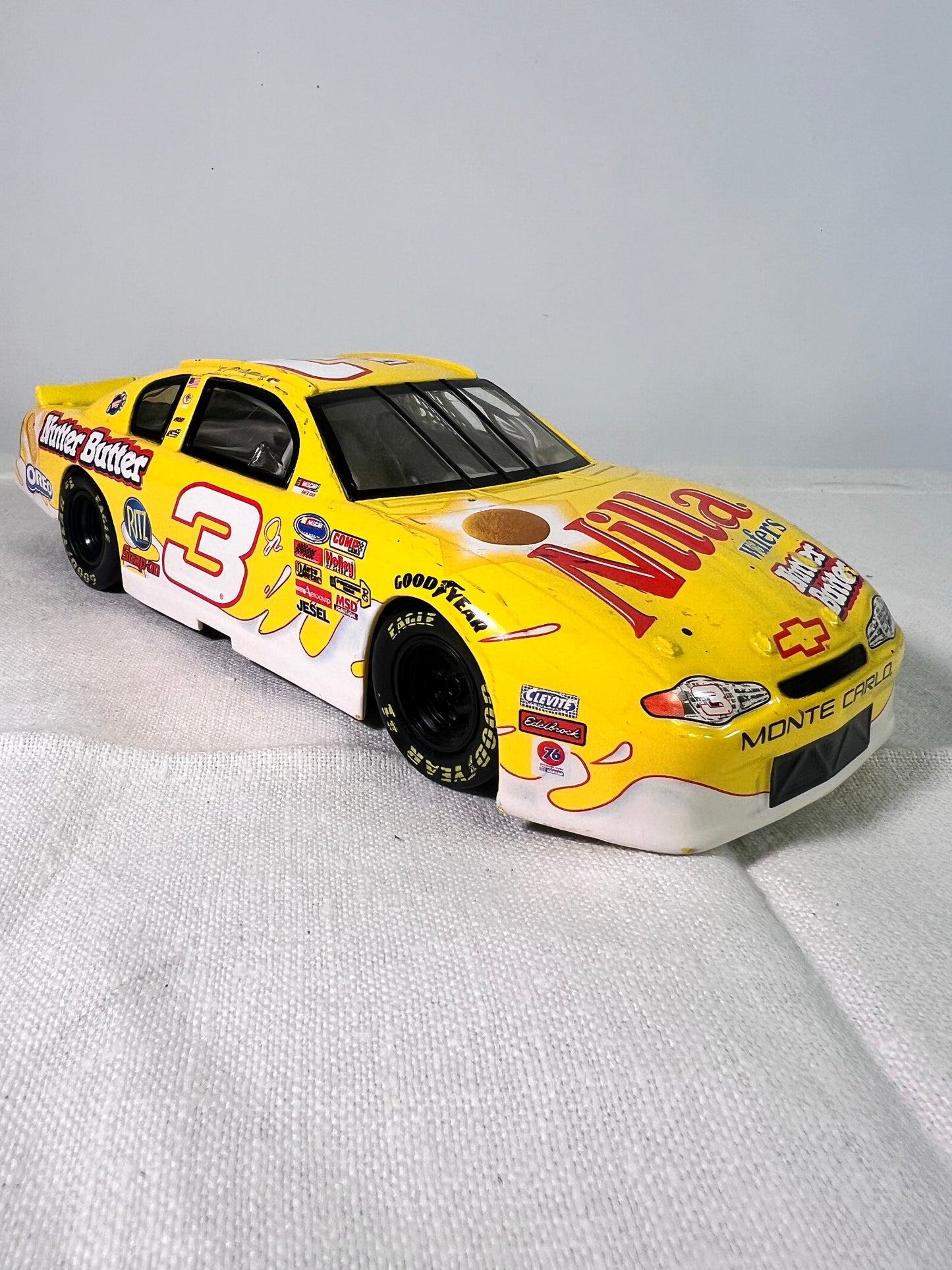 NASCAR-#3-Dale Earnhardt Jr-die cast car-2002 Monte Carlo-action