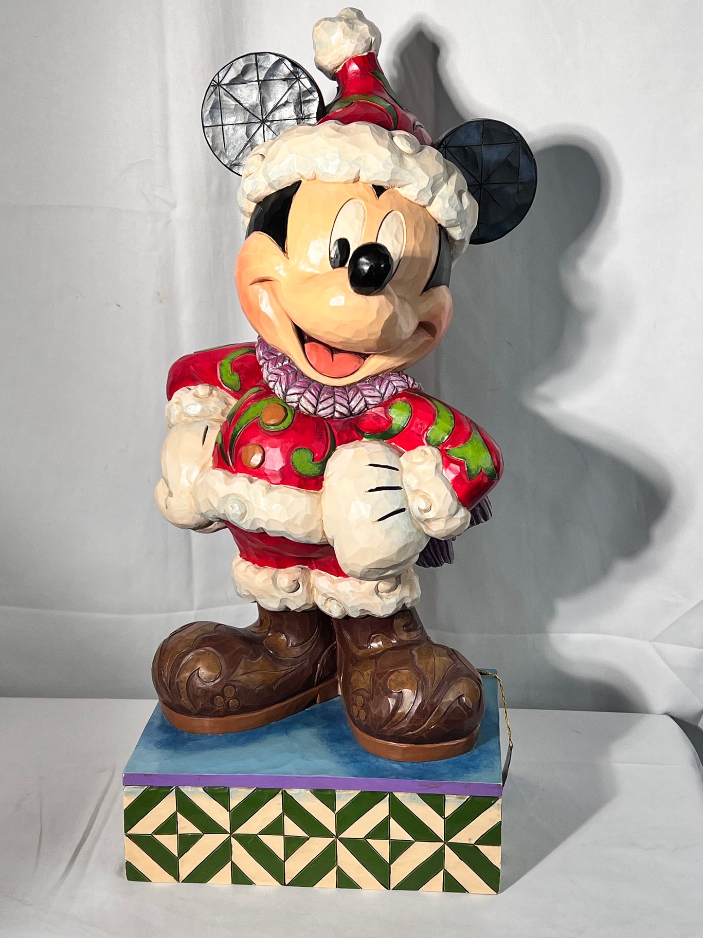 Mickey Mouse-21 1/2“ Jim shore statue “Merry Christmas” - showcase collection-Disney traditions-Enesco - # 4039042