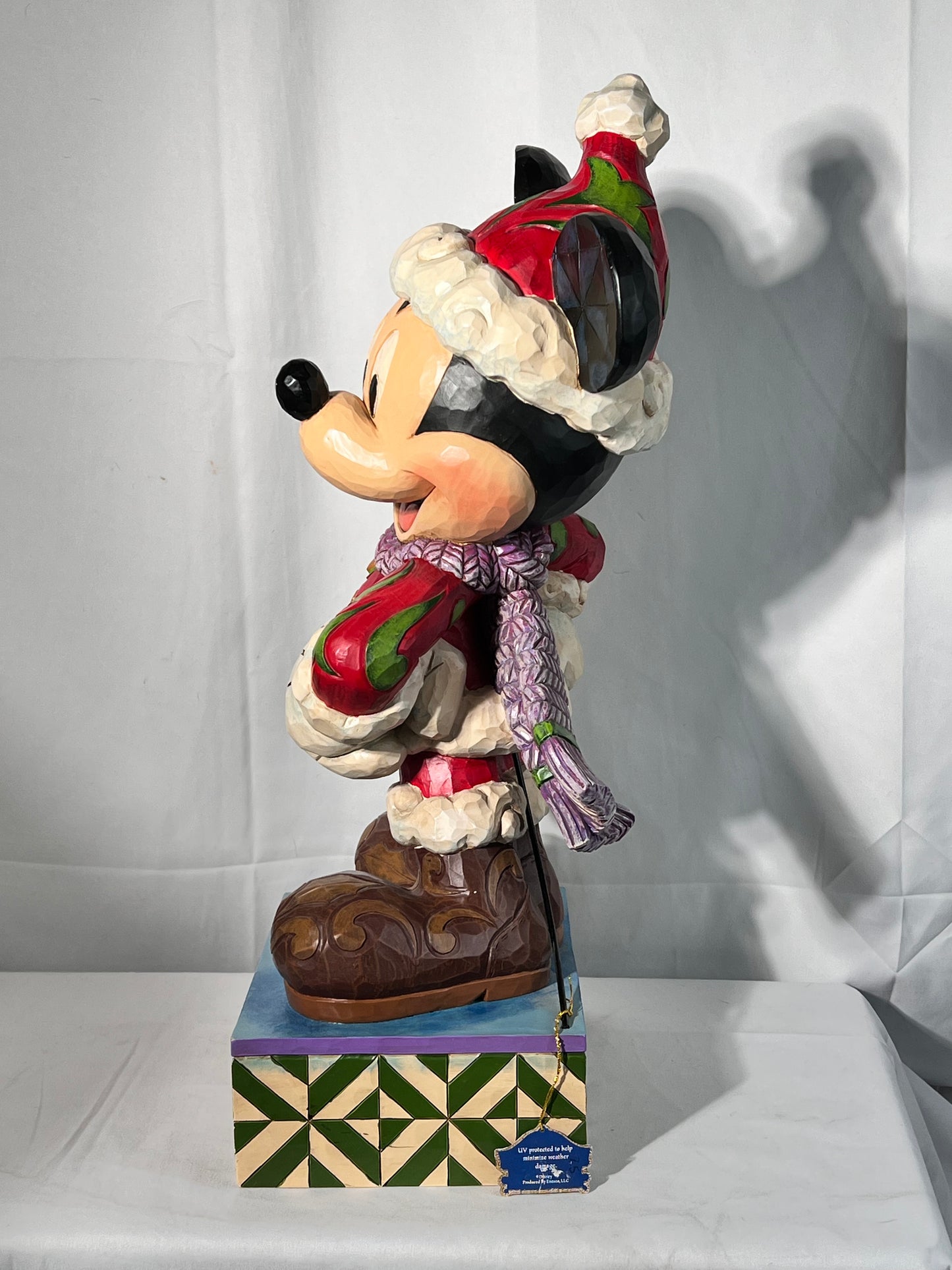 Mickey Mouse-21 1/2“ Jim shore statue “Merry Christmas” - showcase collection-Disney traditions-Enesco - # 4039042