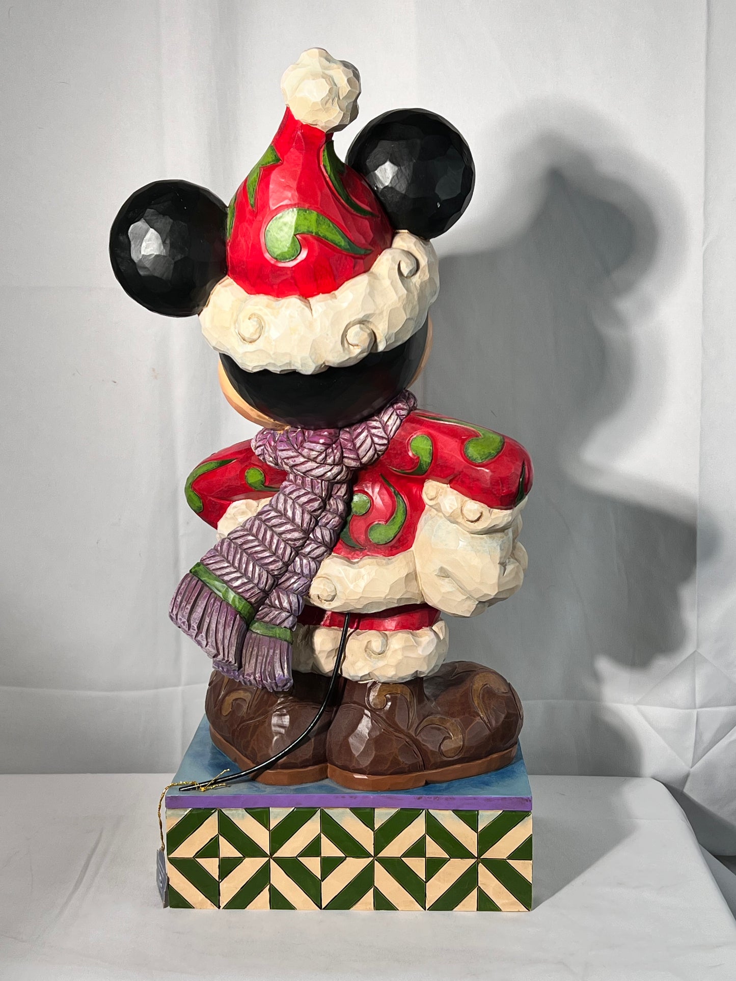 Mickey Mouse-21 1/2“ Jim shore statue “Merry Christmas” - showcase collection-Disney traditions-Enesco - # 4039042