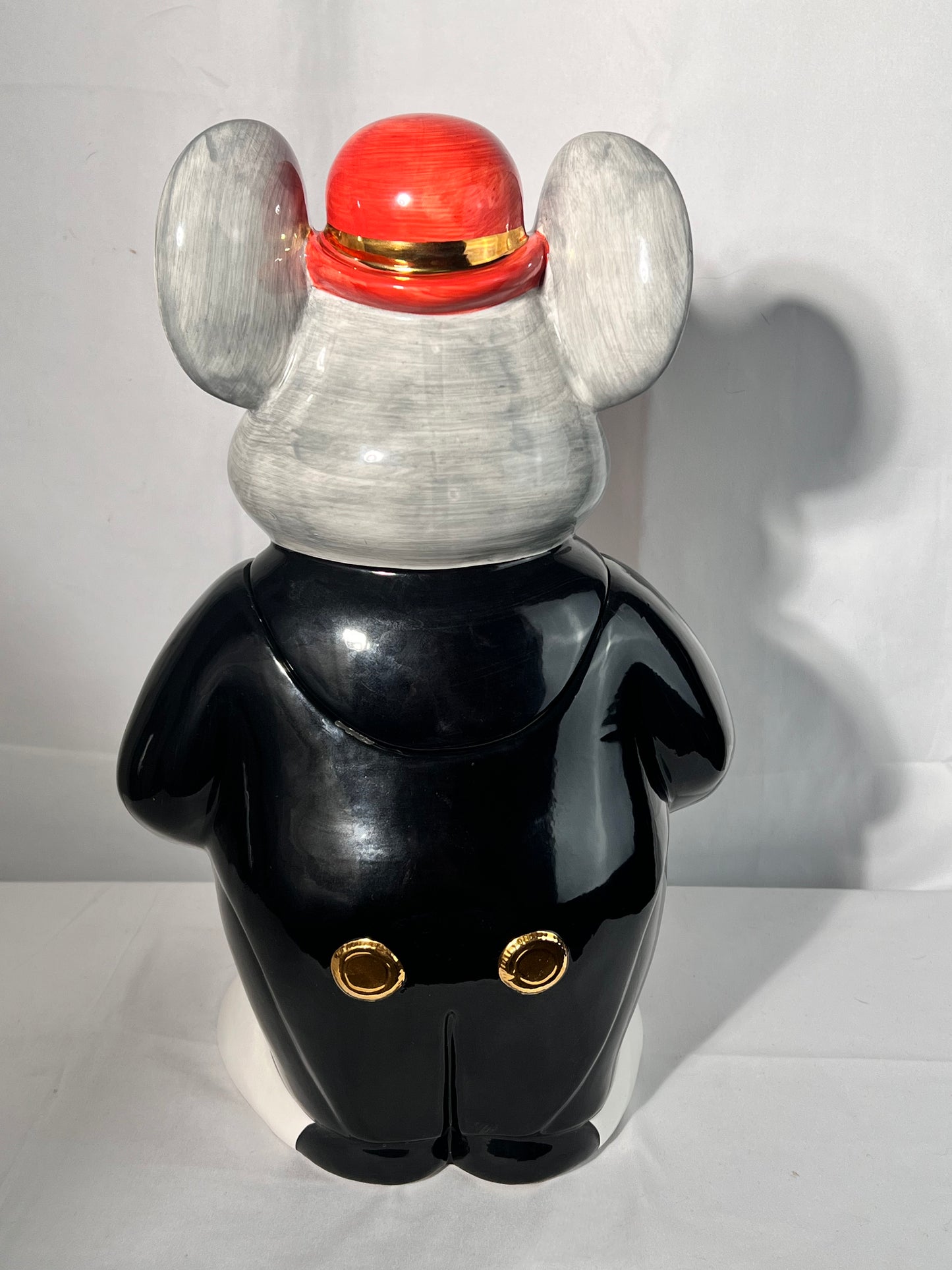 Chuck E. Cheese’s 20th Anniversary- 15” Cookie Jar - Clay Art - K & L enterprise- 1997 - Limited Edition #701