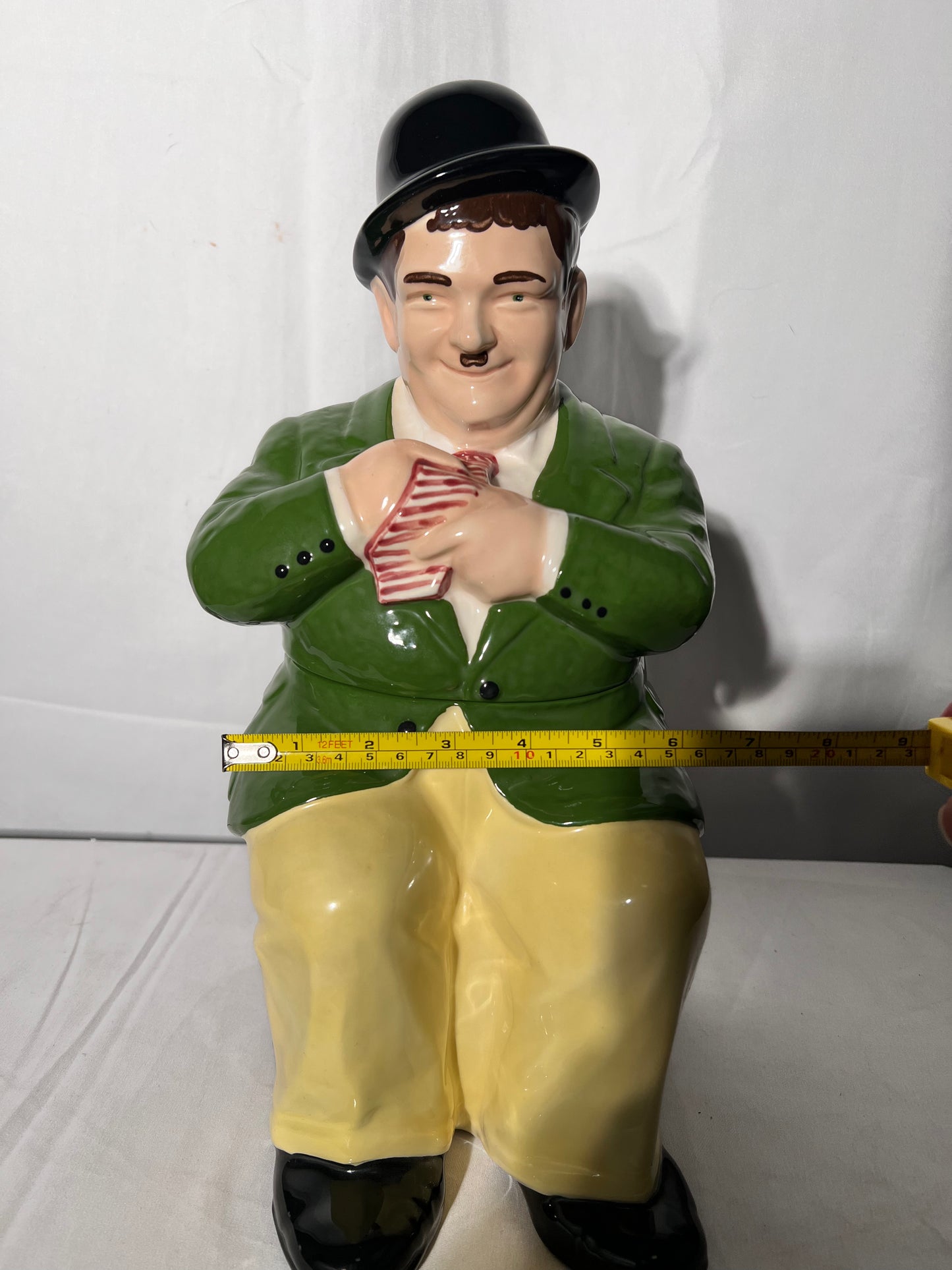 Laurel & Hardy - 13 1/2” Cookie Jar - Me Me Production- Larry Harmonn -limited edition 187/1000 1996