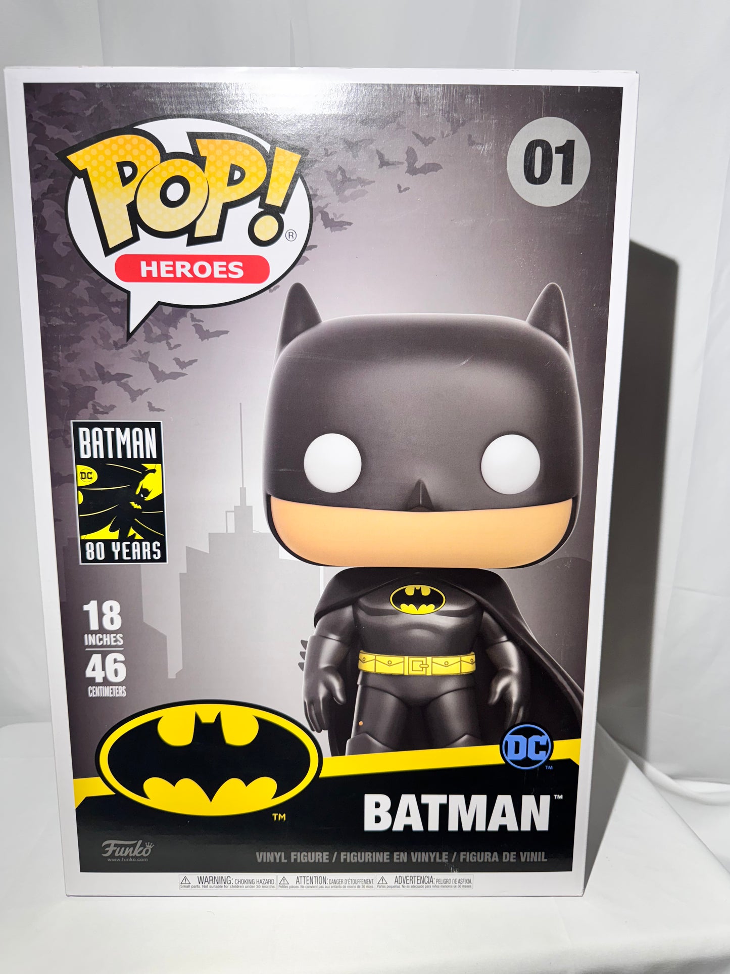 Batman- 18” Jumbo Funko Pop- # 1 -DC Comics - Vinyl Figure