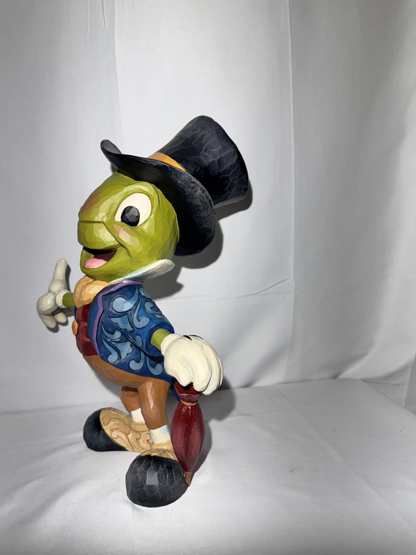 Jiminy Cricket - 13.5” Figure- Disney tradition-“crickets the name, Jiminy cricket” - Jim Shore - #6005972-Pinocchio 