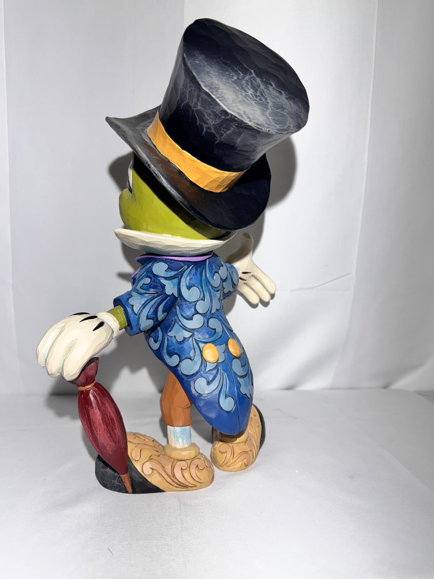 Jiminy Cricket - 13.5” Figure- Disney tradition-“crickets the name, Jiminy cricket” - Jim Shore - #6005972-Pinocchio 