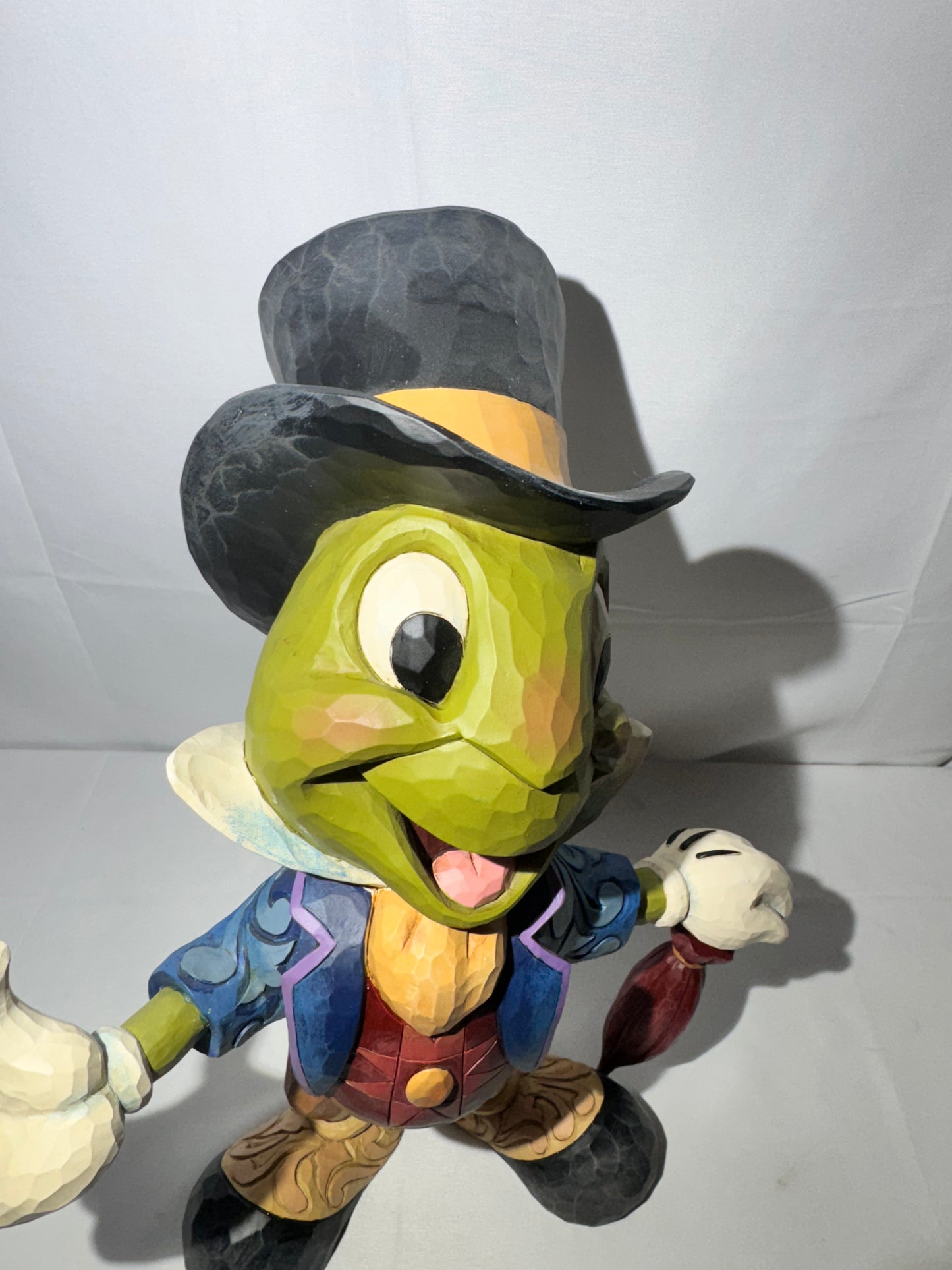 Jiminy Cricket - 13.5” Figure- Disney tradition-“crickets the name, Jiminy cricket” - Jim Shore - #6005972-Pinocchio 