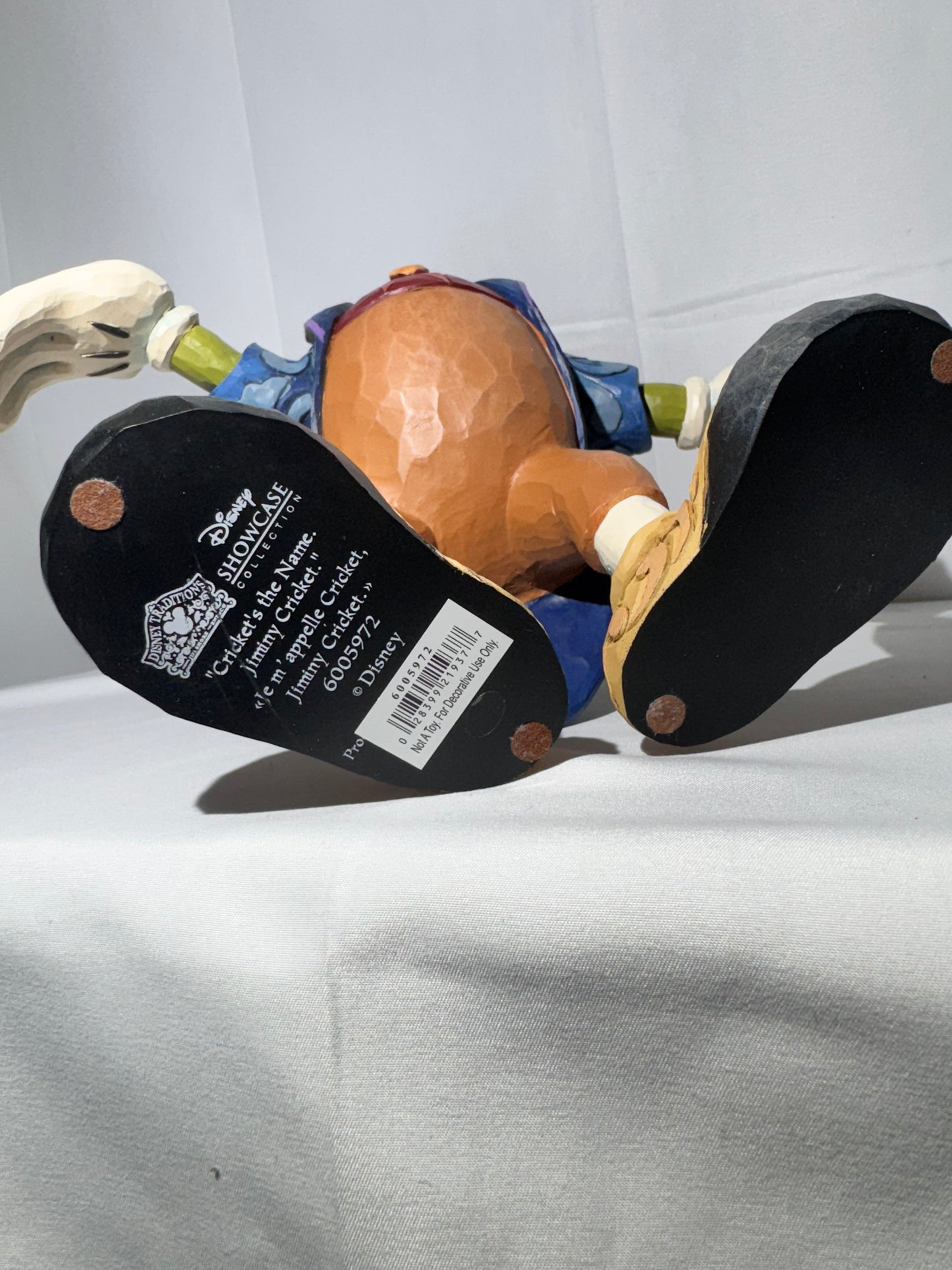 Jiminy Cricket - 13.5” Figure- Disney tradition-“crickets the name, Jiminy cricket” - Jim Shore - #6005972-Pinocchio 