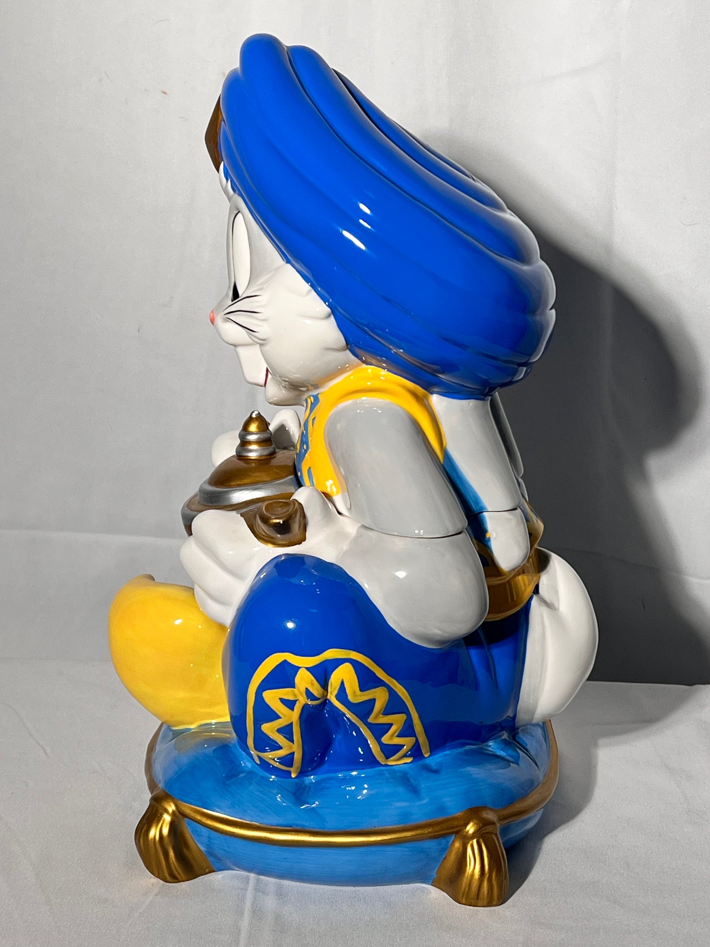 Bugs Bunny – 14” cookie jar – Looney Tunes – Warner brothers – Genie – 1998
