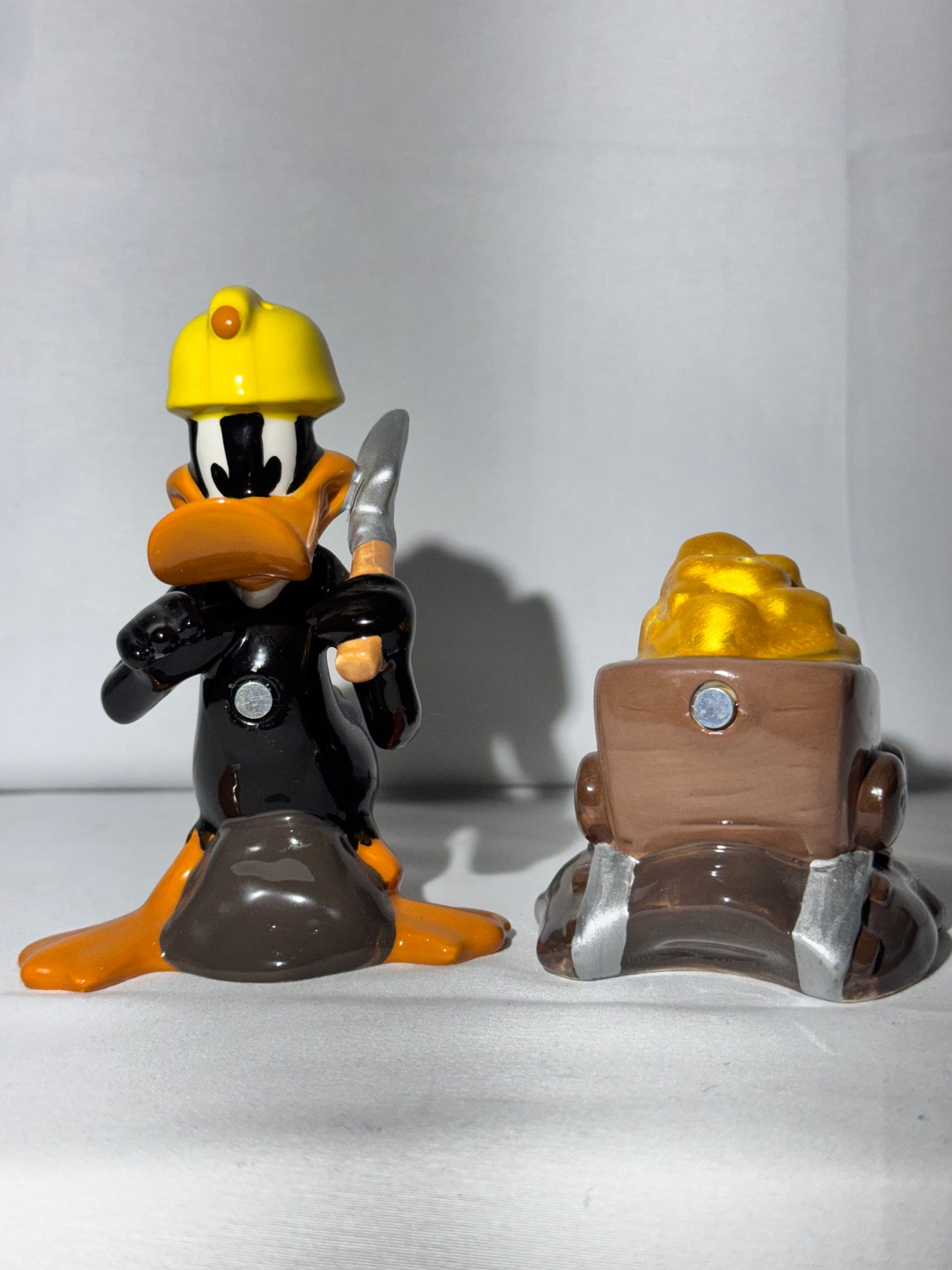 Daffy Duck- Gold Mining - Salt and Pepper Shakers- Warner Brothers - Looney Tunes- item # 13871