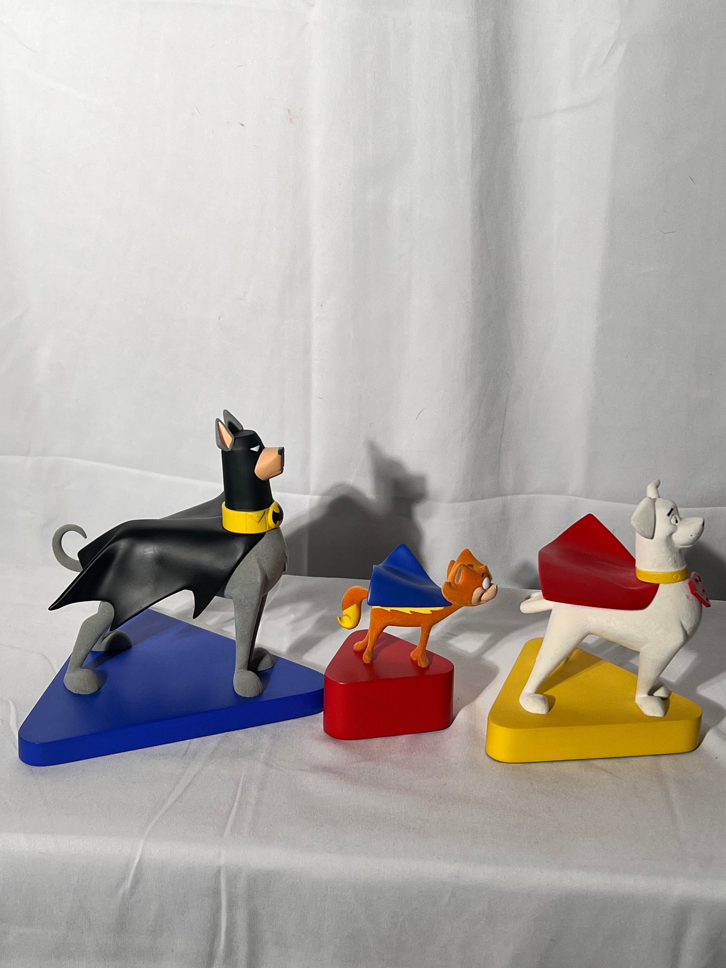 Krypto - animated series Marquette set- Cartoon Network-designed by Karen Palinko- limited edition #319/500–DCDirect–2005–Steaky, Krypto and Ace the bat Hound