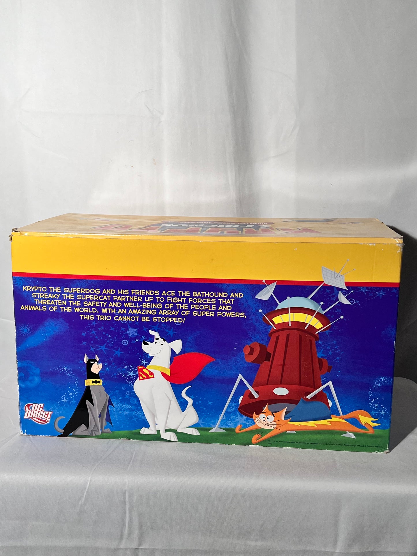 Krypto - animated series Marquette set- Cartoon Network-designed by Karen Palinko- limited edition #319/500–DCDirect–2005–Steaky, Krypto and Ace the bat Hound