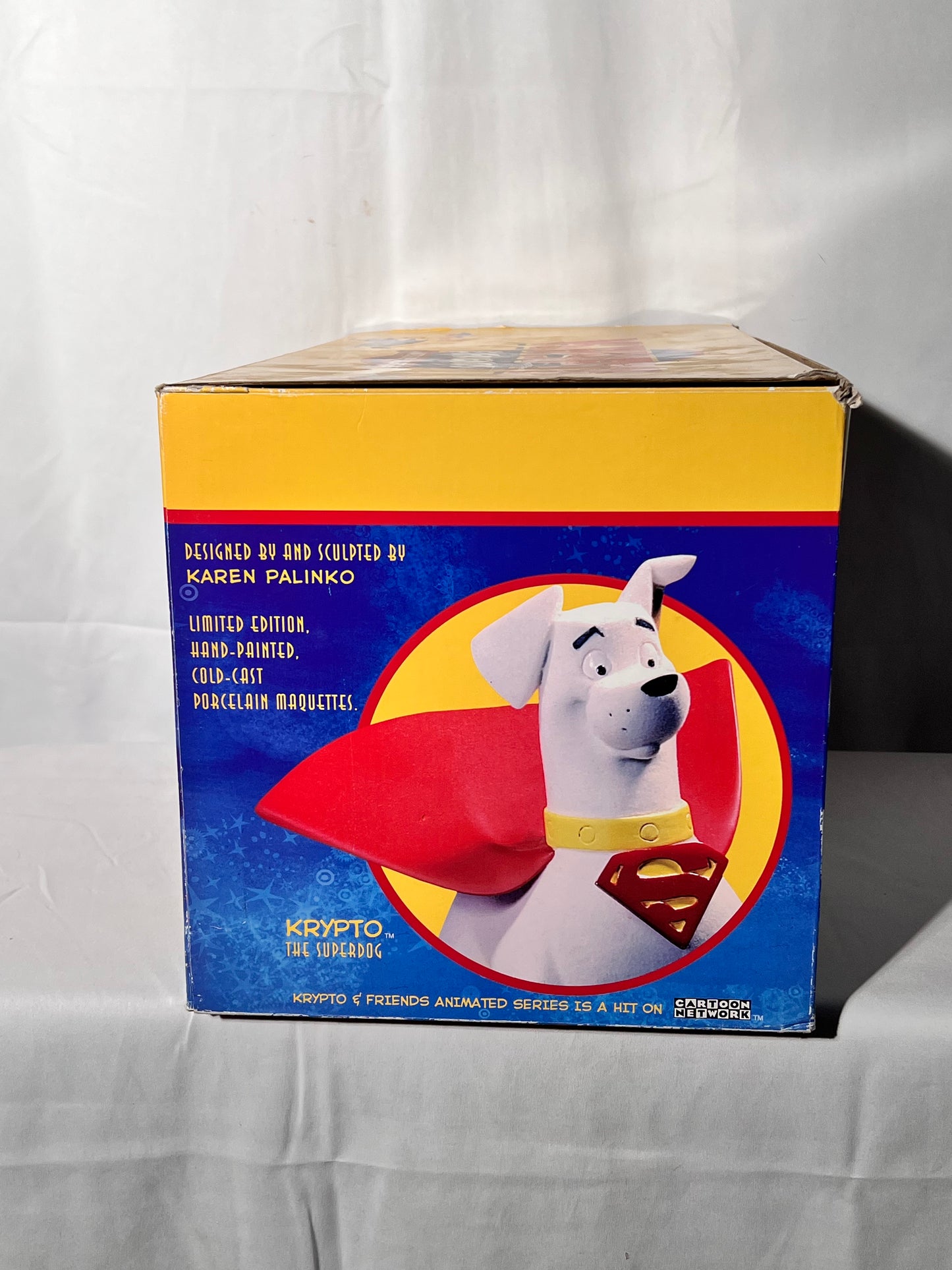 Krypto - animated series Marquette set- Cartoon Network-designed by Karen Palinko- limited edition #319/500–DCDirect–2005–Steaky, Krypto and Ace the bat Hound