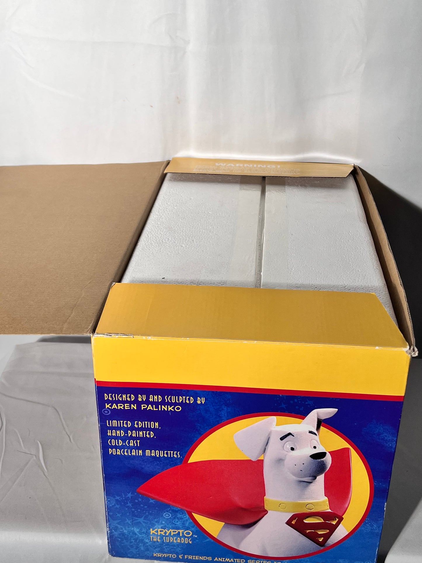 Krypto - animated series Marquette set- Cartoon Network-designed by Karen Palinko- limited edition #319/500–DCDirect–2005–Steaky, Krypto and Ace the bat Hound