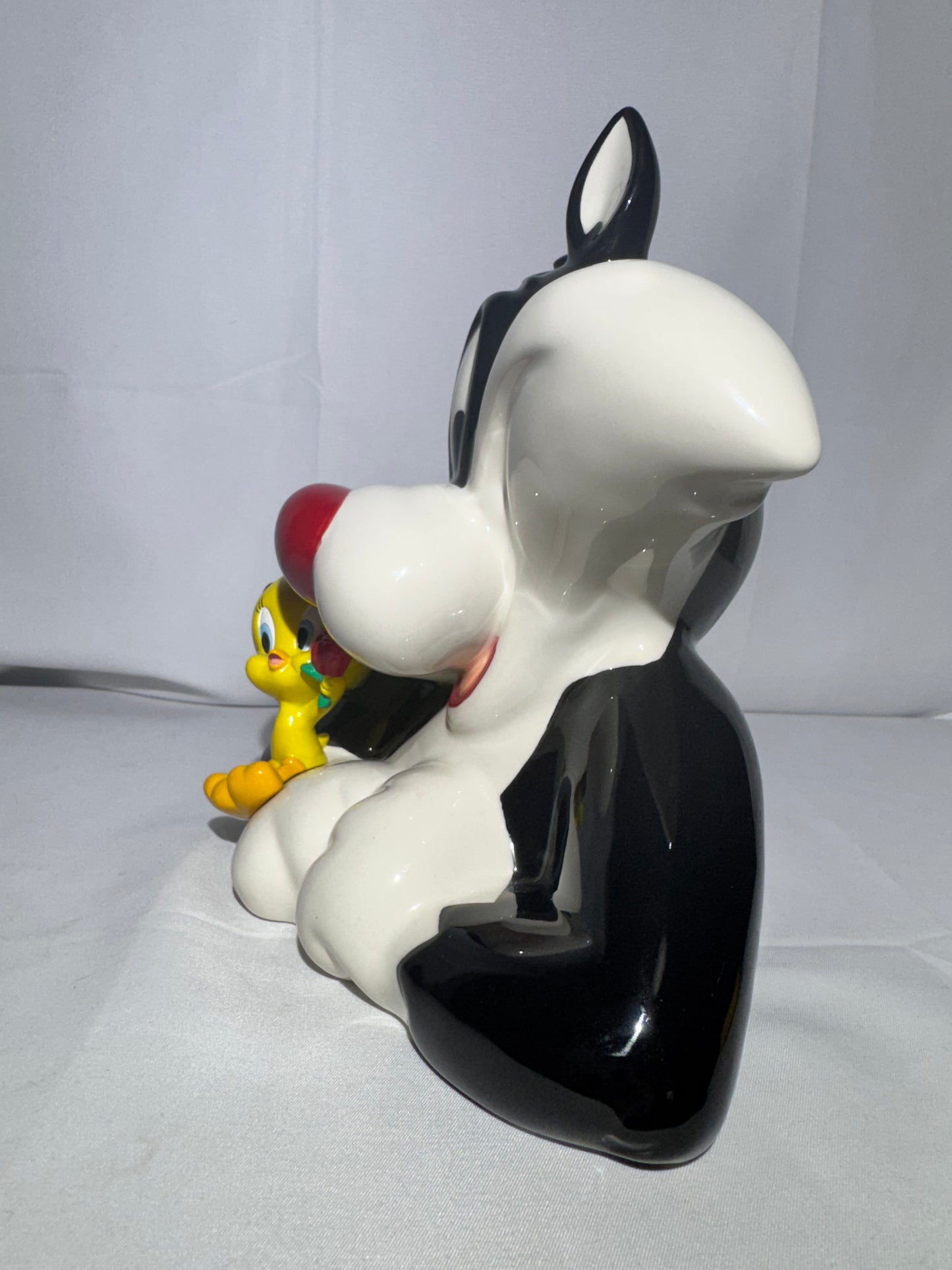 Tweety Bird and Sylvester- 7.5” Bank- Looney Tunes -Warner Brothers