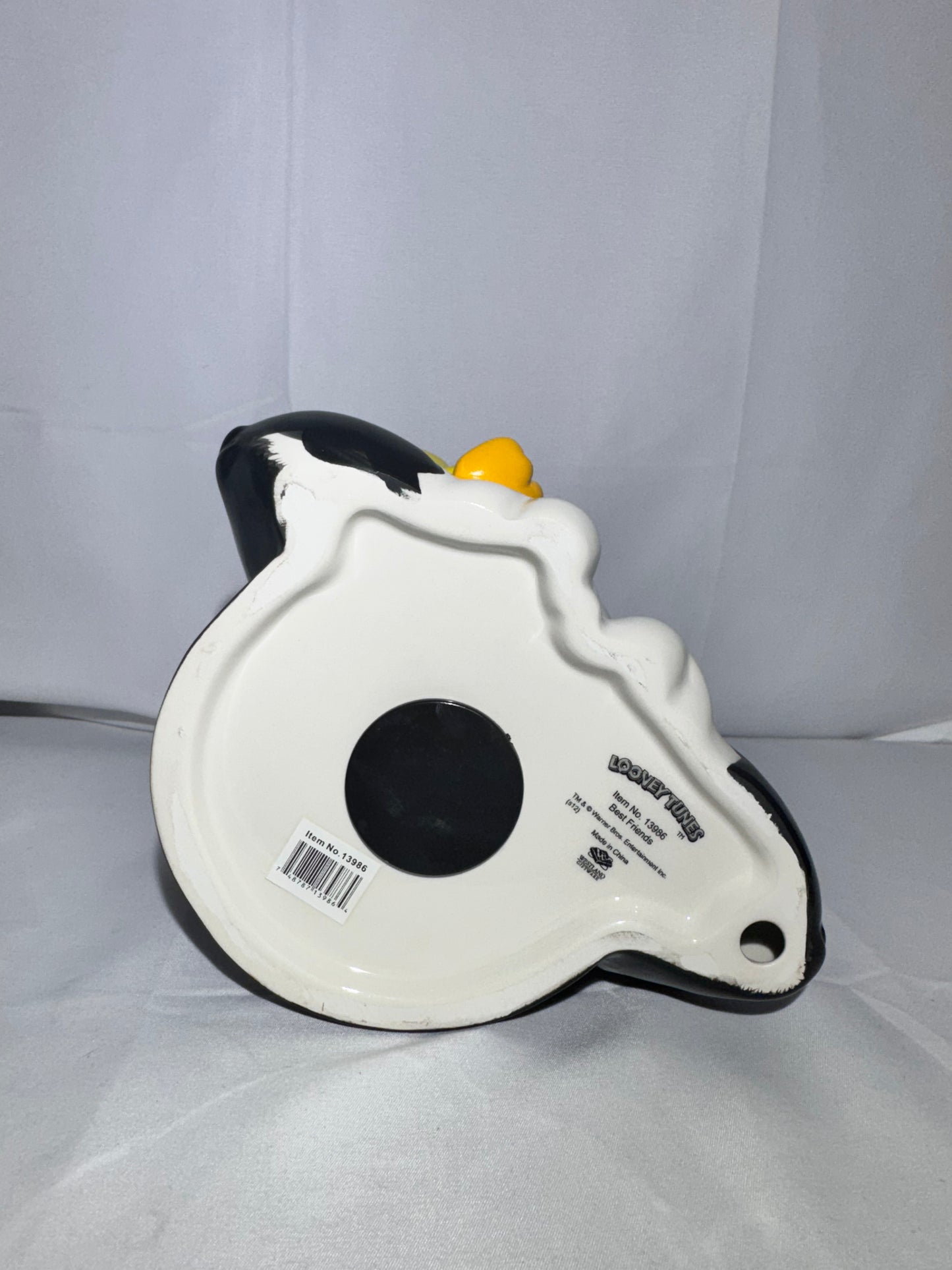 Tweety Bird and Sylvester- 7.5” Bank- Looney Tunes -Warner Brothers