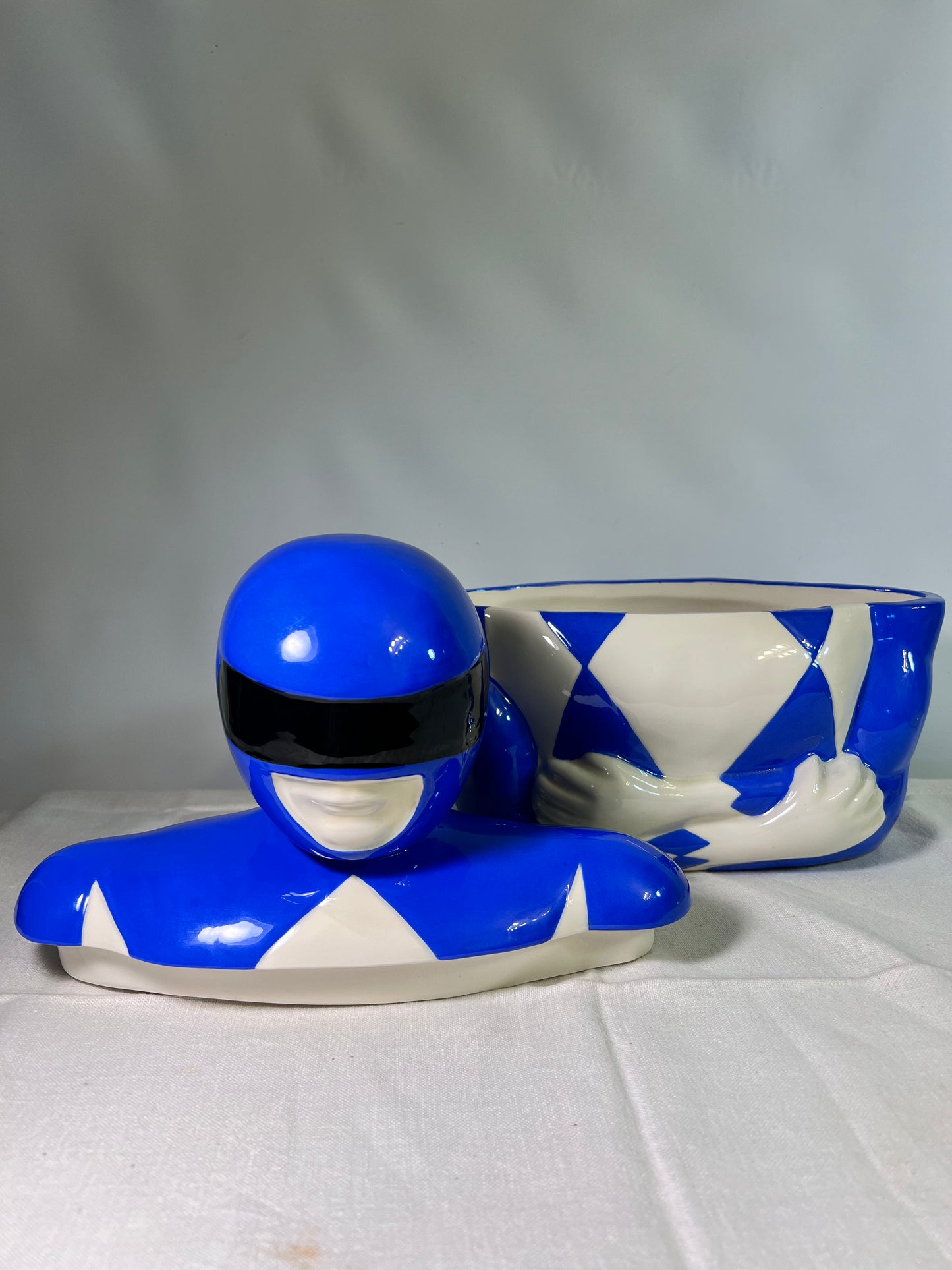 Power Rangers – cookie jar – blue Ranger