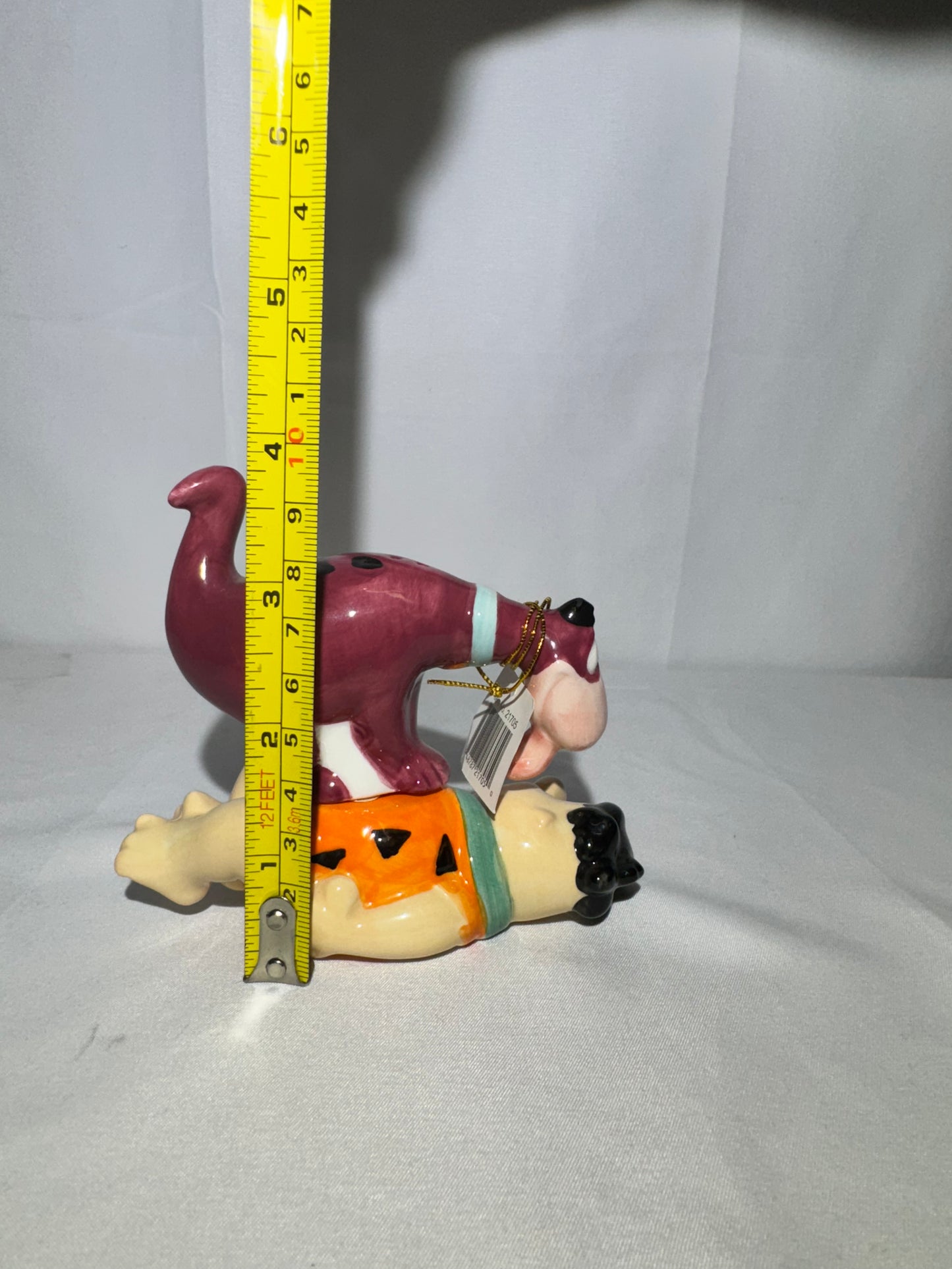 The Flintstones- Fred and Dino- Salt and Pepper- Hanna Barbera- Cartoon