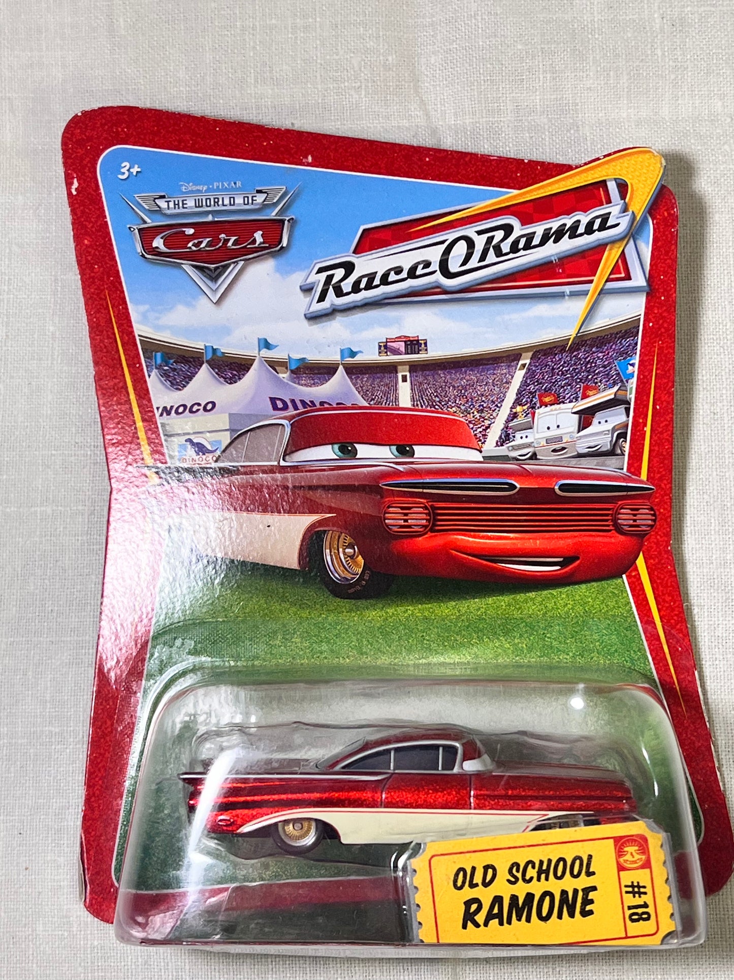 Disney -Pixar- Cars- old School Ramone- #18 -Race O Roma- L6554 M10544