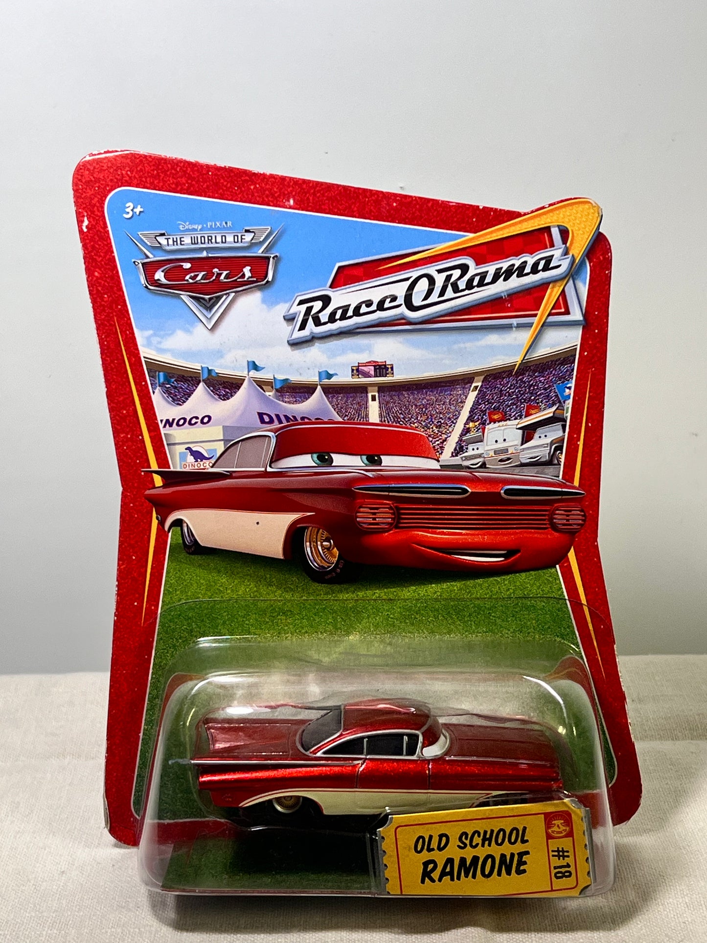 Disney -Pixar- Cars- old School Ramone- #18 -Race O Roma- L6554 M10544