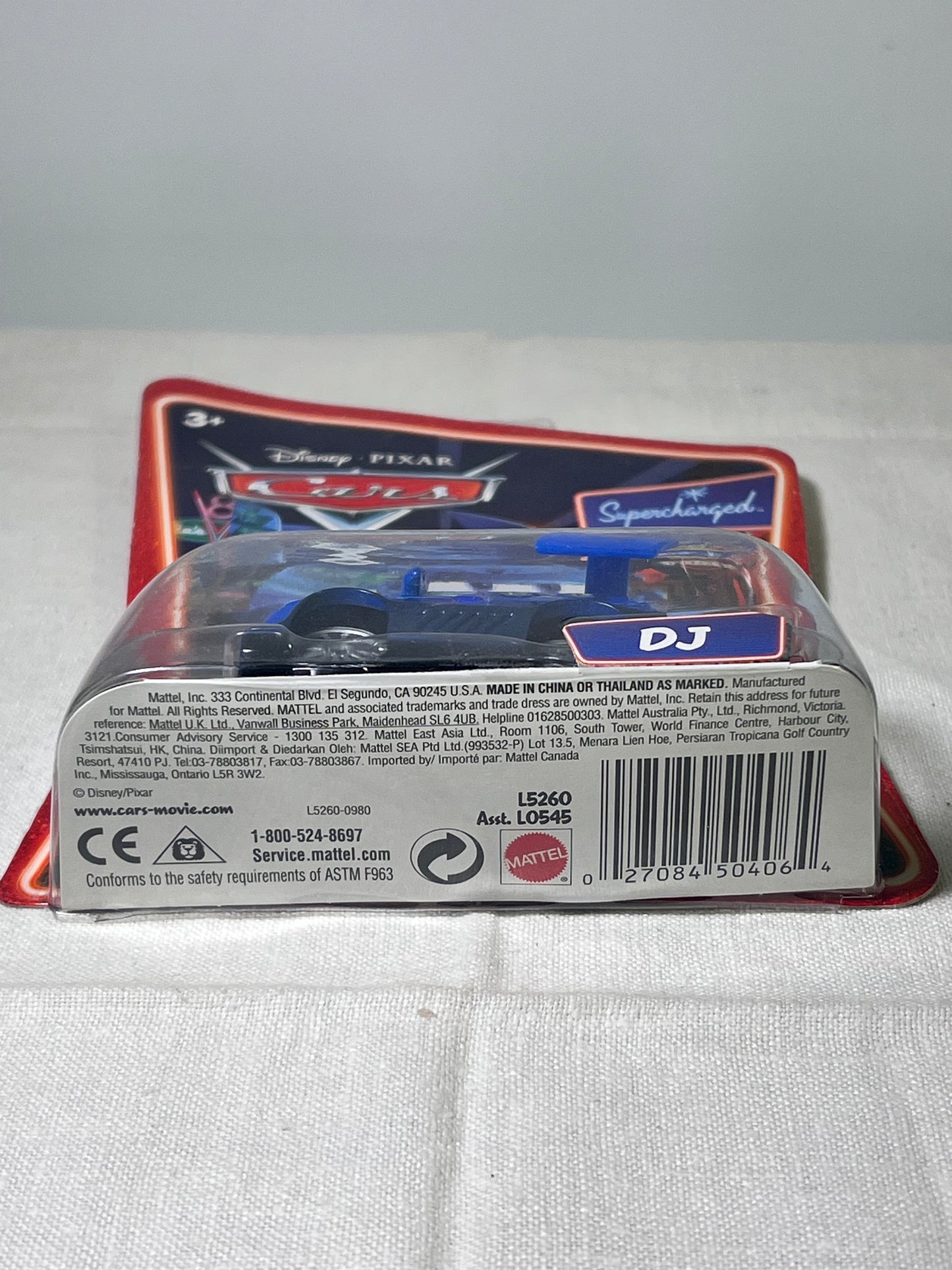 Disney- Pixar-Car- DJ-Supercharged-L5260 L0545