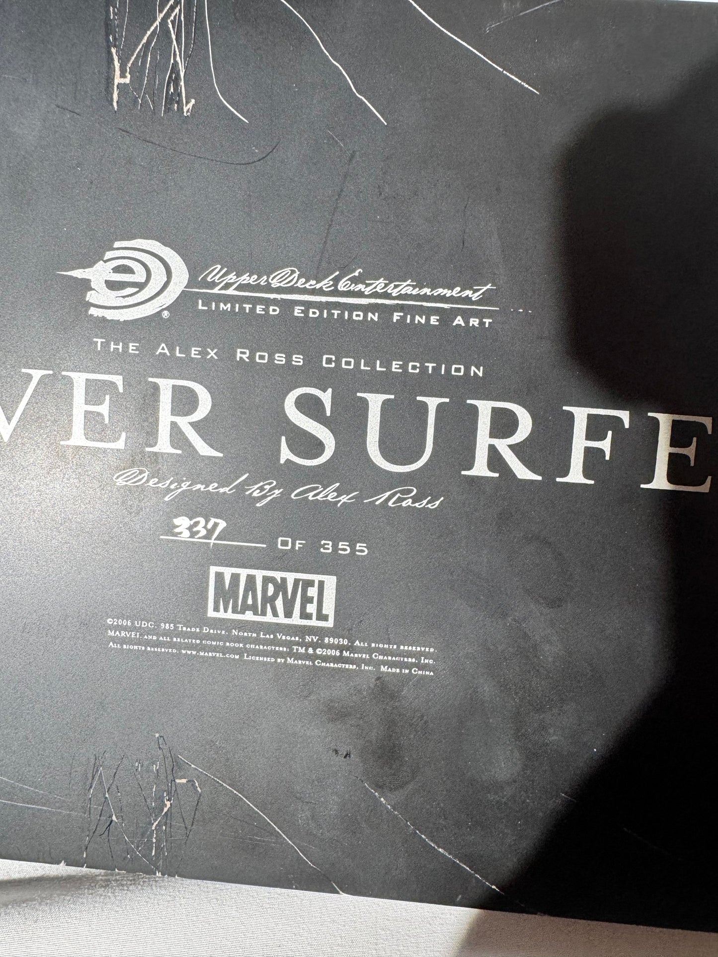Silver Surfer Full-Size Bust – Limited Edition #337/355 – Alex Ross Collection (2006 Upper Deck Marvel)