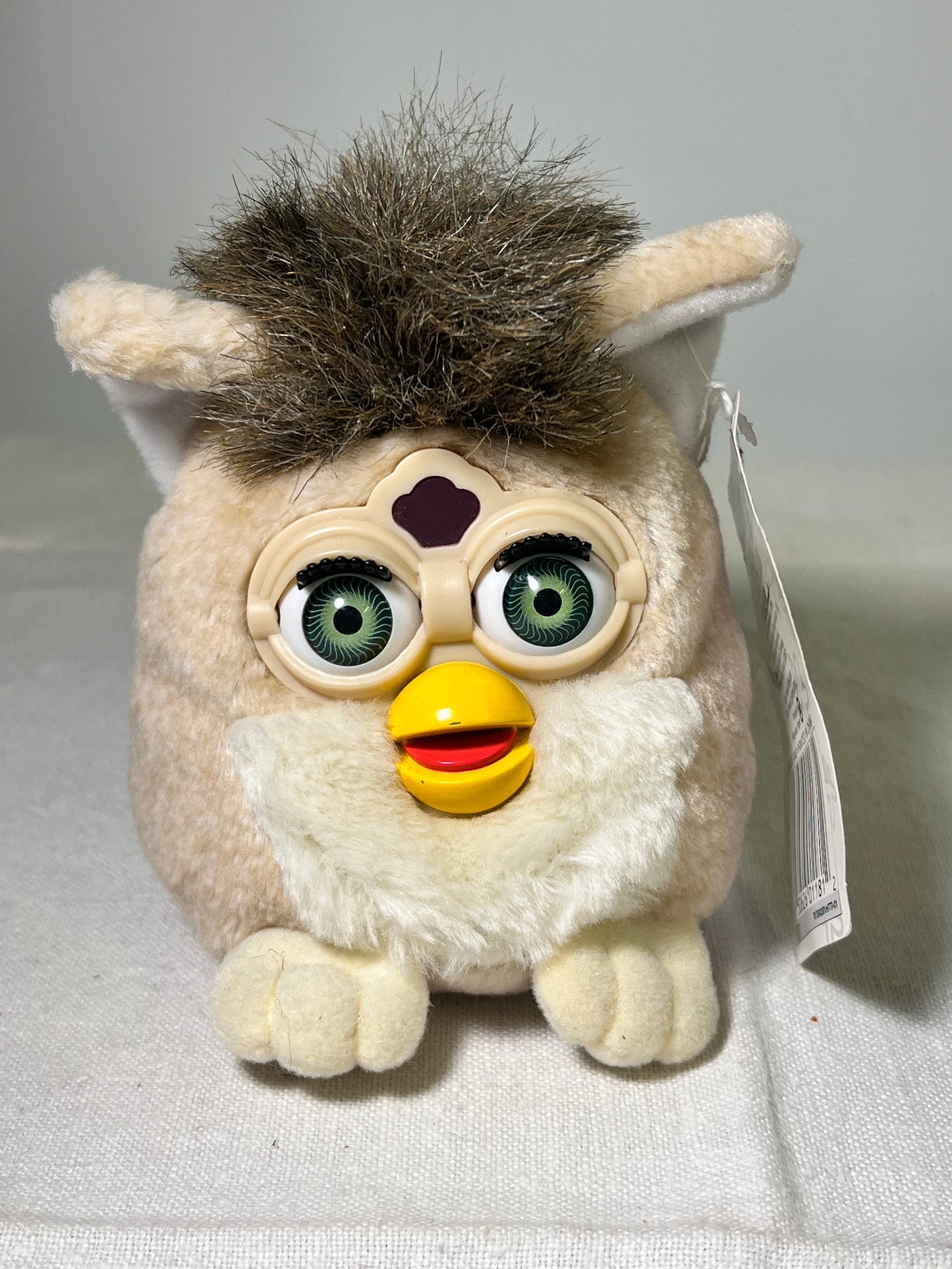 Furby Buddies- More Hungry- 1999-Tiger Electronics- Tan and white belly- brown hair- green eyes