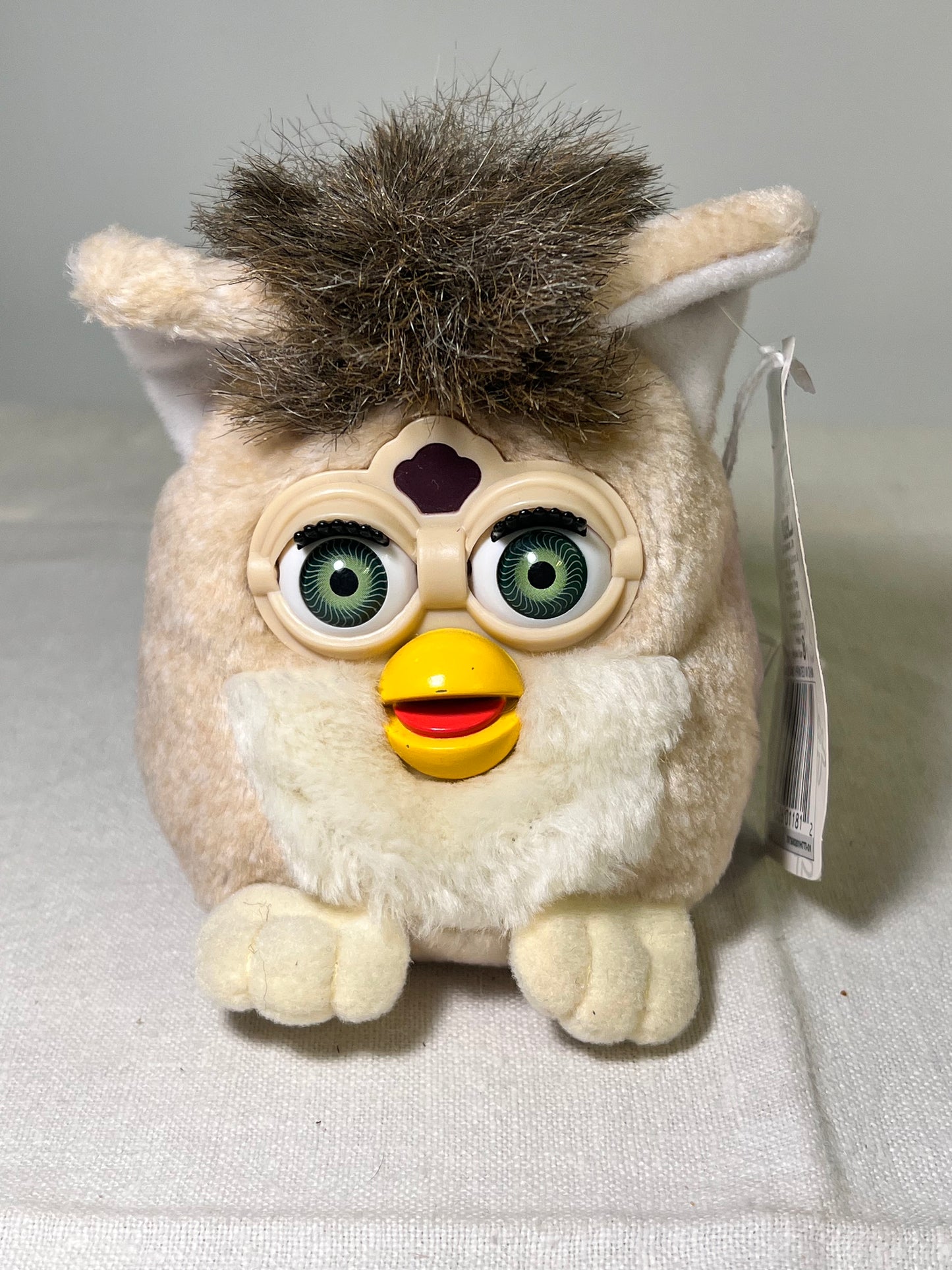 Furby Buddies- More Hungry- 1999-Tiger Electronics- Tan and white belly- brown hair- green eyes