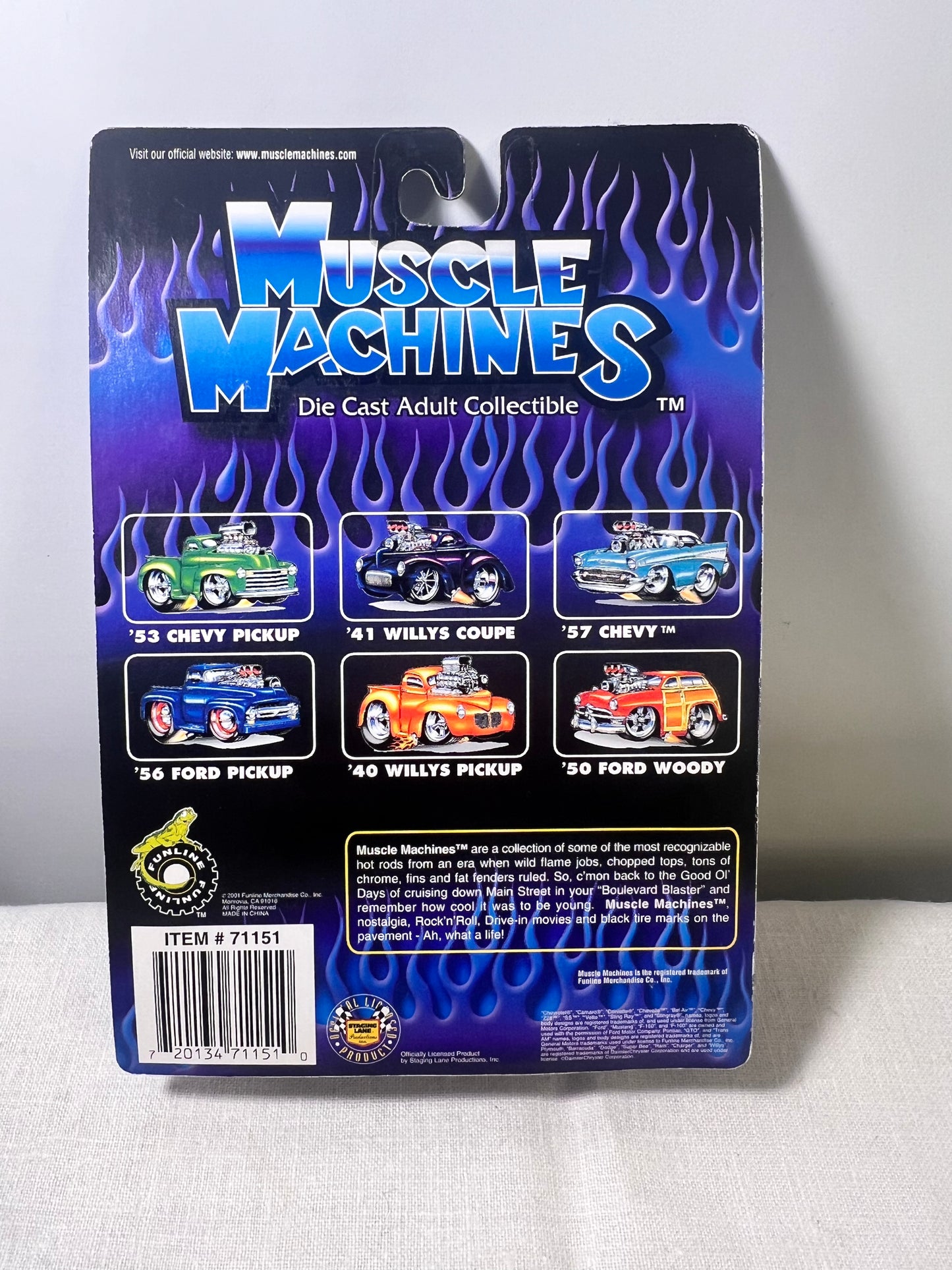 Muscle machines- ‘41 Willy’s coupe- 01-93- American flag- September 11, 2001- diecast 1:64 scale