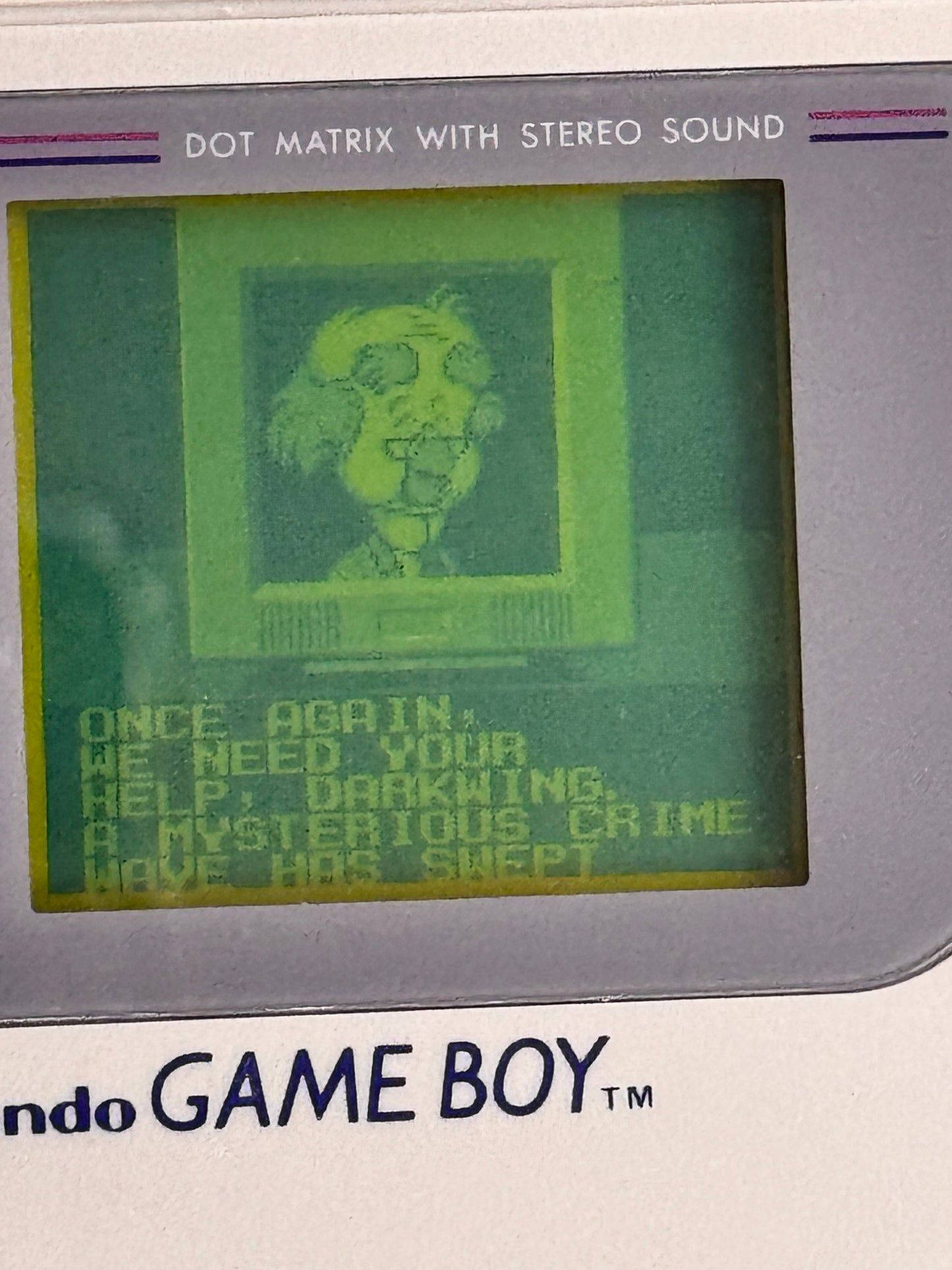 Nintendo-game boy game- Darkwing duck -Capcom - Tested & Works!