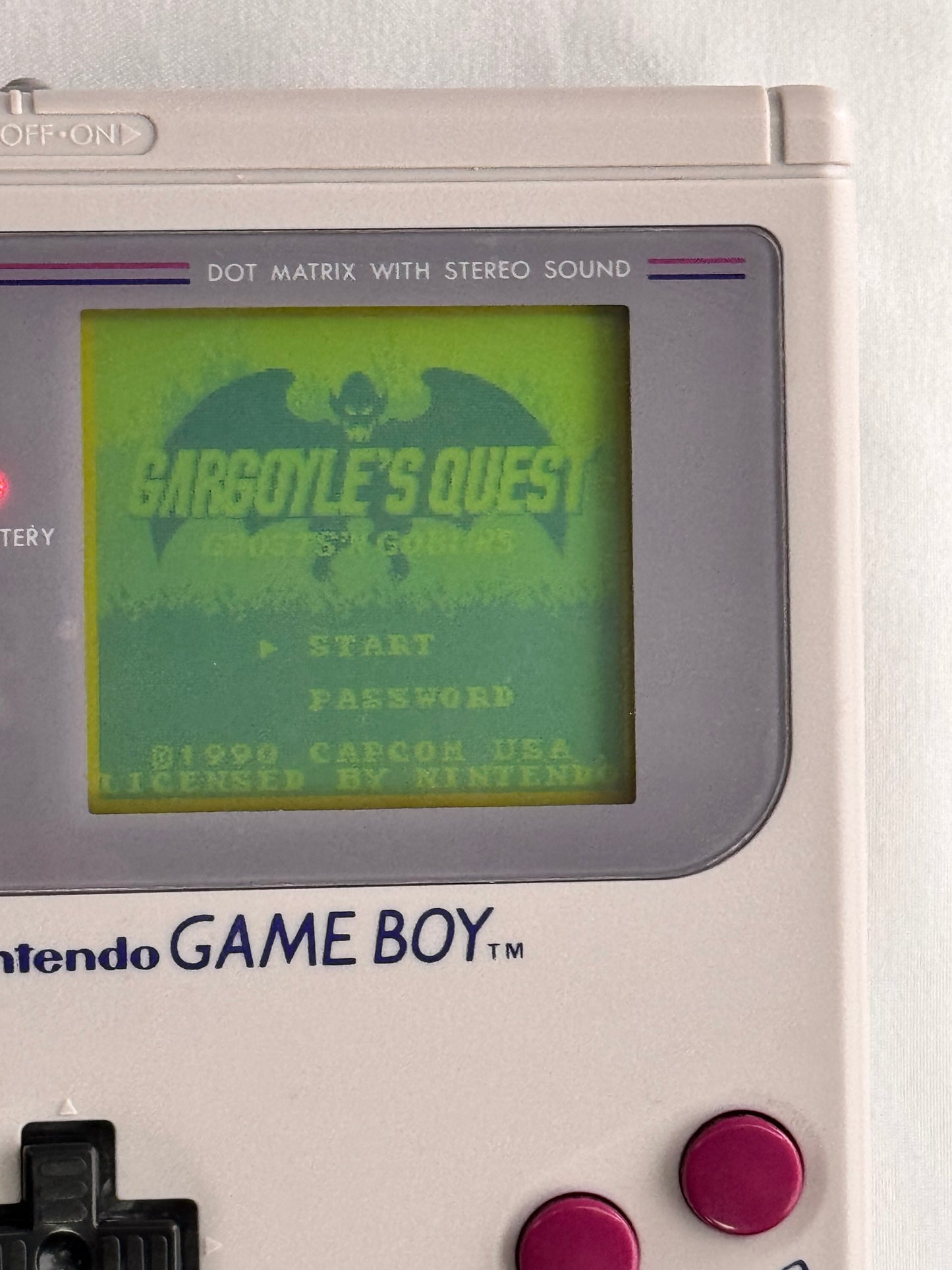Nintendo-game boy game- Gargoyles -Capcom - Tested & Works!