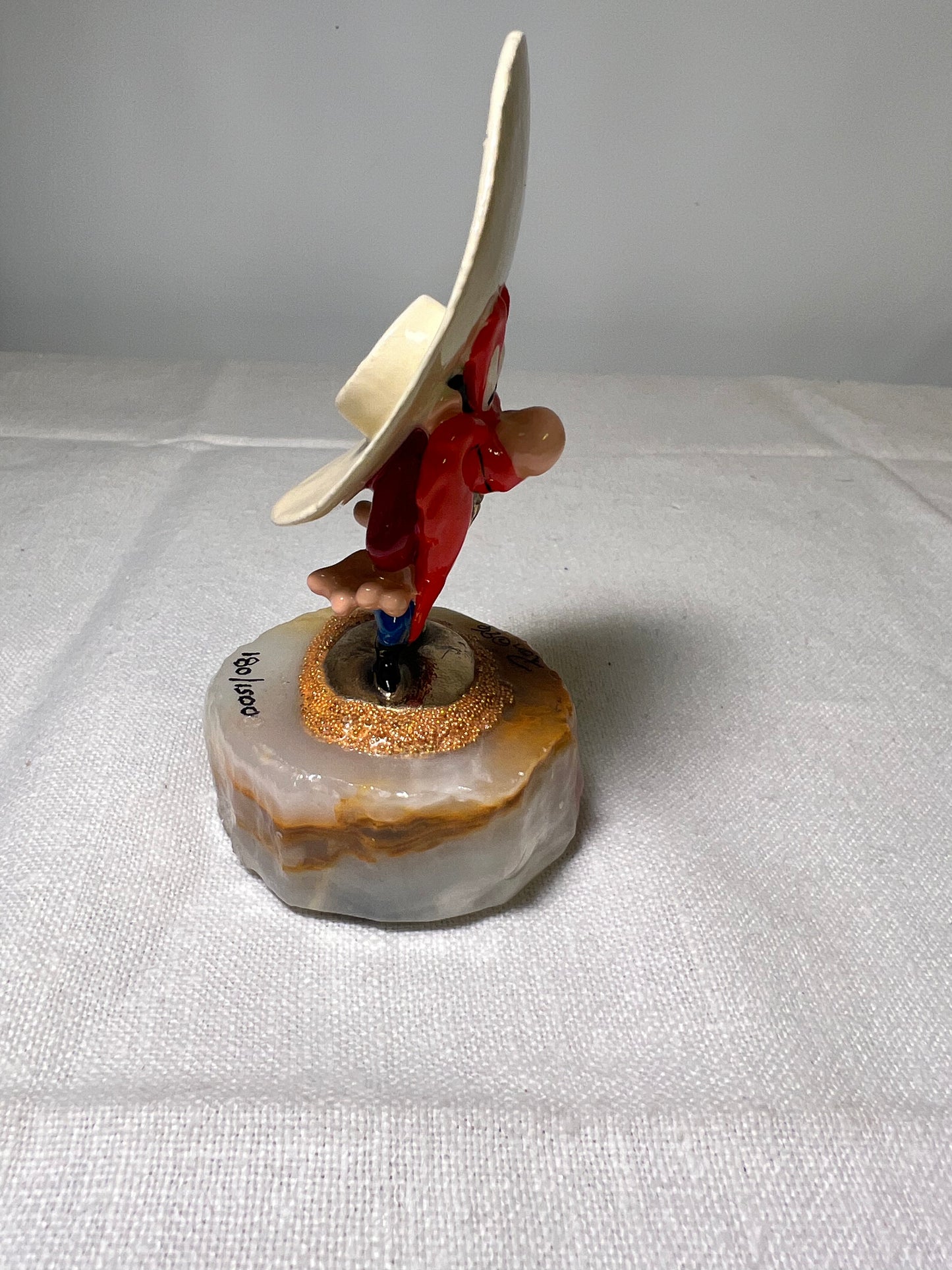 Ron Lee - Yosemite Sam- 4” statue-1996- signed and numbered 180/1500 -Looney Tunes - Warner Brothers- stone base