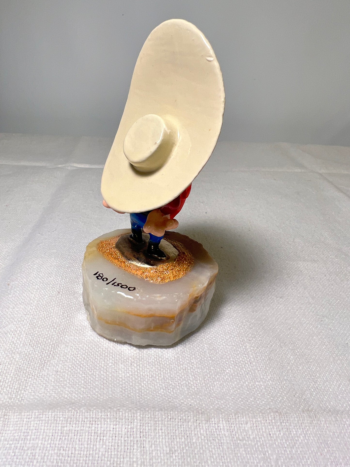 Ron Lee - Yosemite Sam- 4” statue-1996- signed and numbered 180/1500 -Looney Tunes - Warner Brothers- stone base