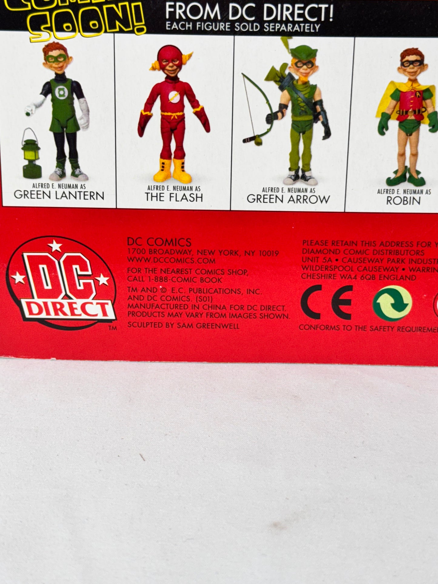 Alfred E. Neuman as Superman – DC Direct “Just-Us”League of Stupid Heroes– Action Figure