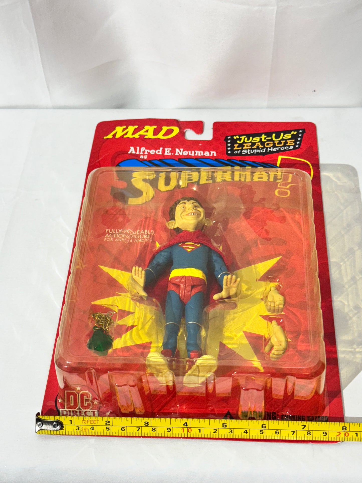Alfred E. Neuman as Superman – DC Direct “Just-Us”League of Stupid Heroes– Action Figure