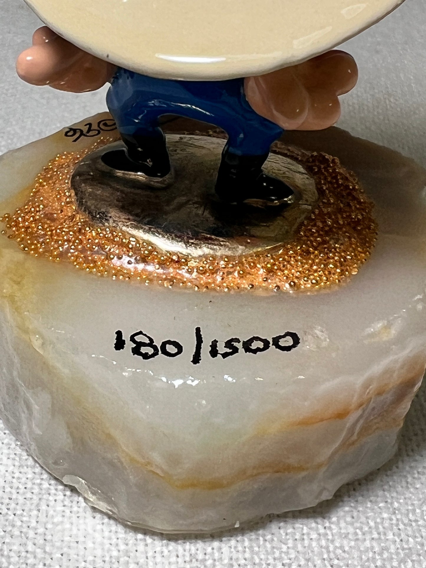 Ron Lee - Yosemite Sam- 4” statue-1996- signed and numbered 180/1500 -Looney Tunes - Warner Brothers- stone base