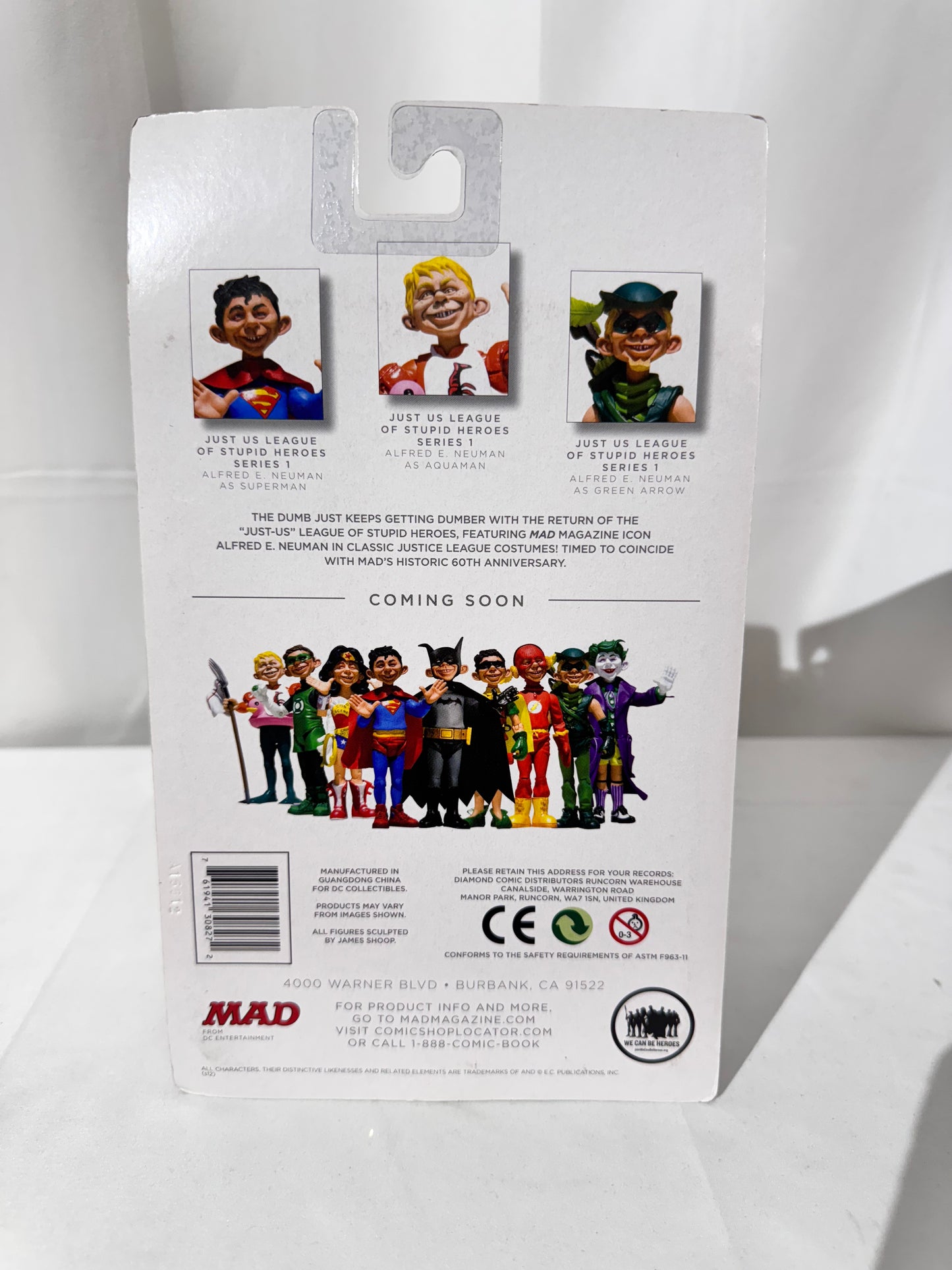 Alfred E. Neuman as Aquaman – DC Collectibles “Just-Us” League of Stupid Heroes Series 1 – Action Figure