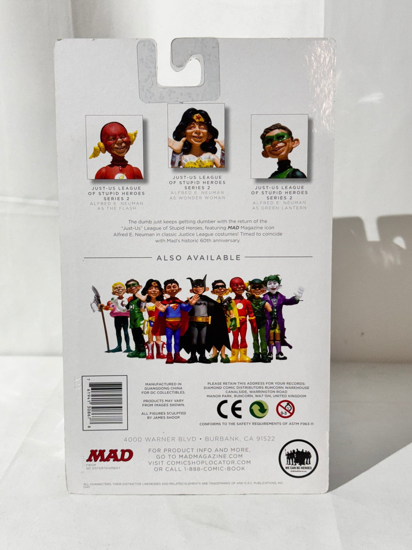 Alfred E. Neuman as Green Lantern – DC Collectibles “Just Us League of Stupid Heroes” Series 2 – Action Figure