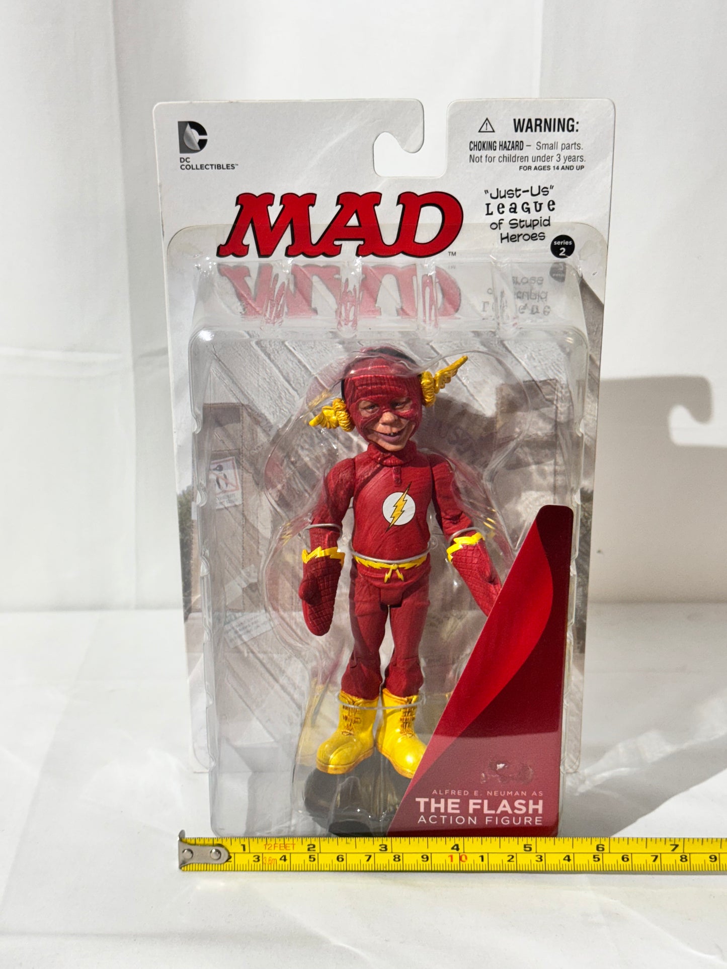 Alfred E. Neuman as The Flash – DC Collectibles “Just Us League of Stupid Heroes” – Action Figure