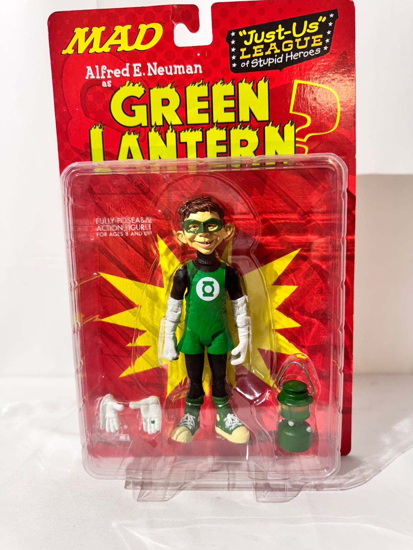 Alfred E. Neuman as Green Lantern – DC Collectibles “Just Us League of Stupid Heroes” – Action Figure