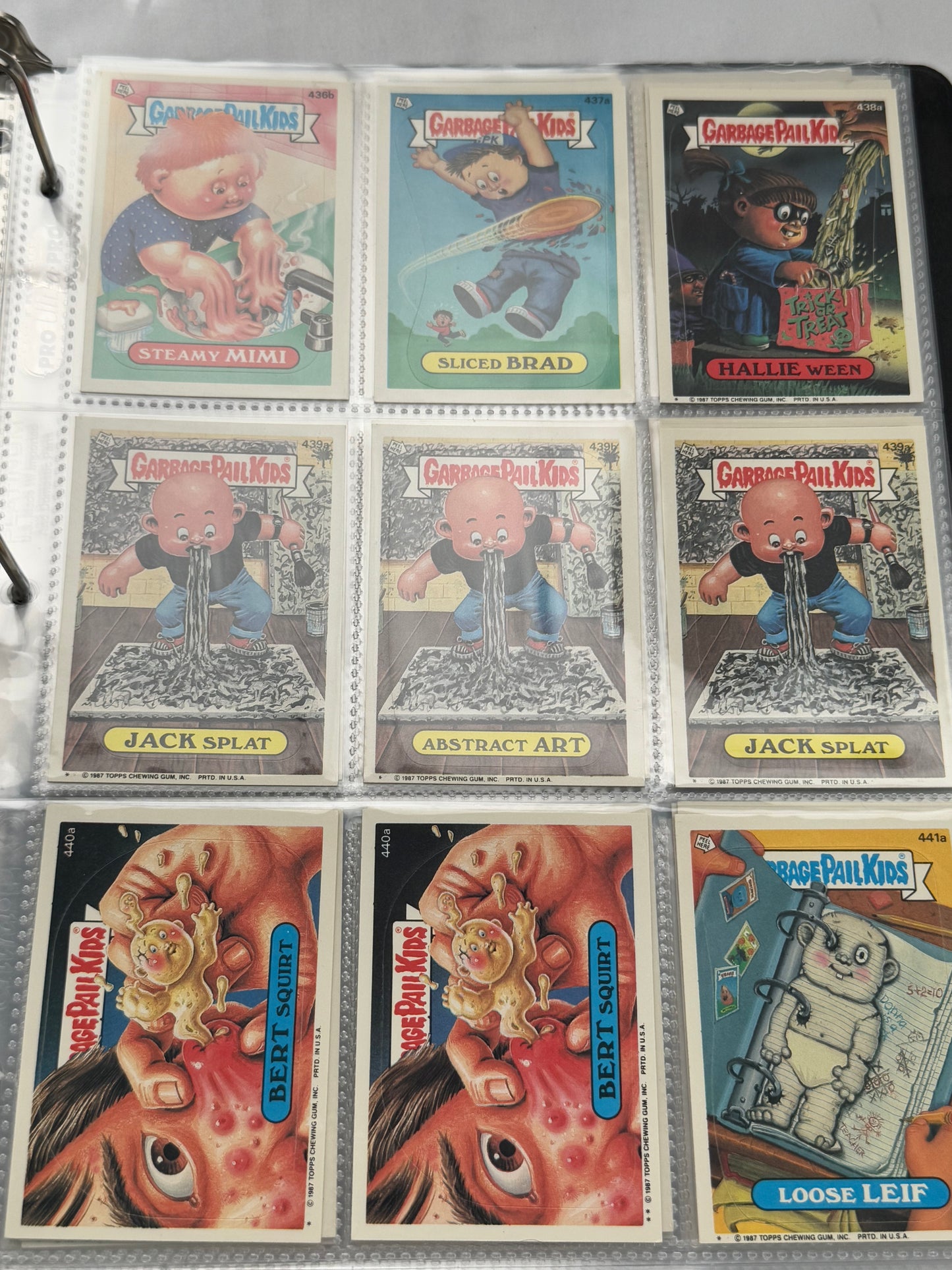 Garbage Pail Kids Lot- Collector - Cards -938 cards - Topps Chewing Gum - 1986- made in U.S.A