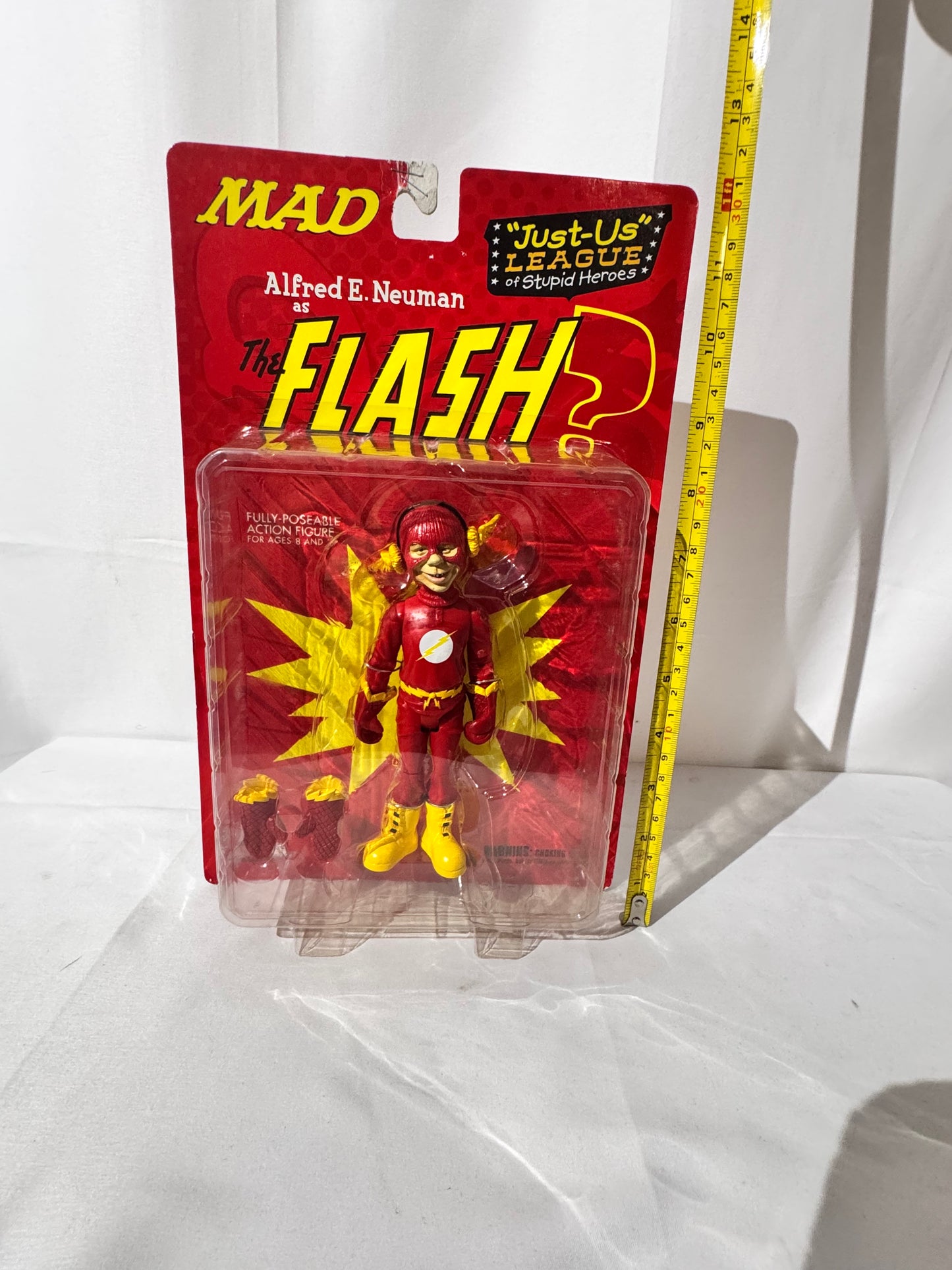 Alfred E. Neuman as The Flash – DC Collectibles “Just Us League of Stupid Heroes” – Action Figure