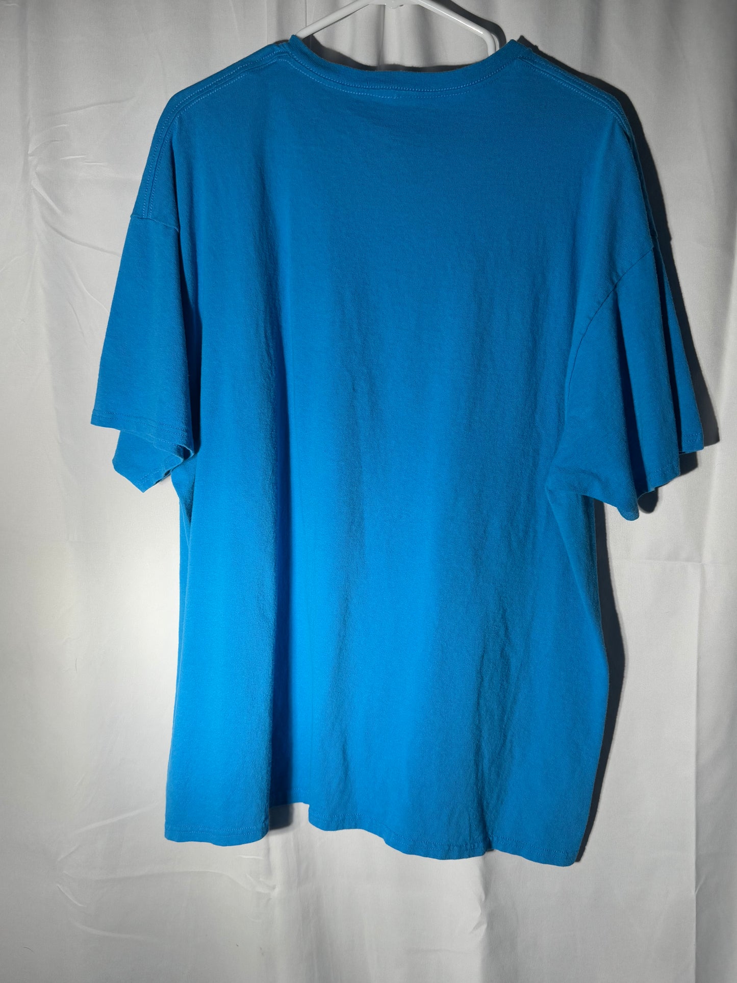 Graphic T-shirt - Looney Tunes- Daffy Duck , Wile E . Coyote, Roadrunner, Tweety, Sylvester, Taz and Bugs bunny- Blue shirt