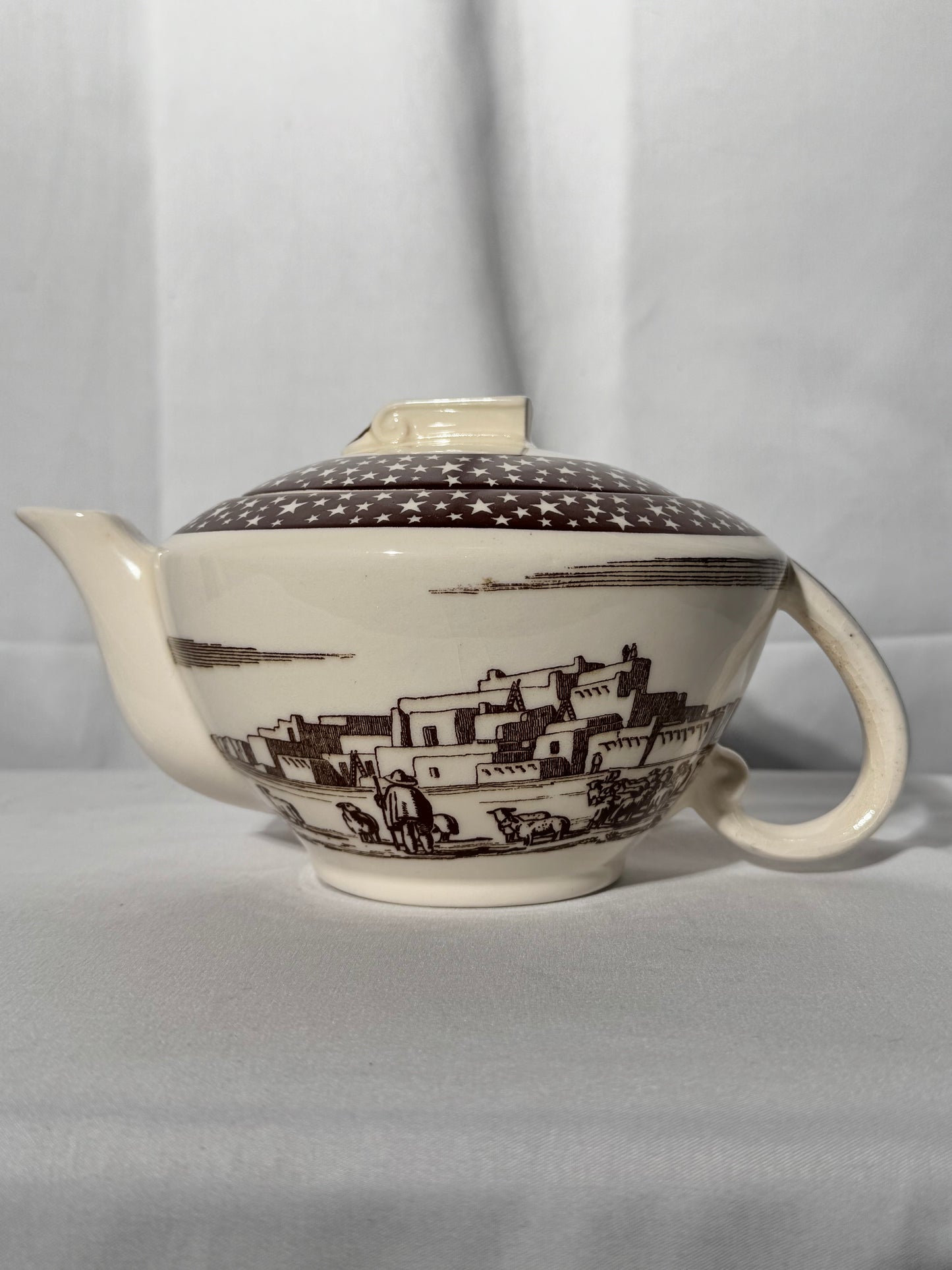 Our America- Vernon Kilns - Southwestern Pueblo - Teapot