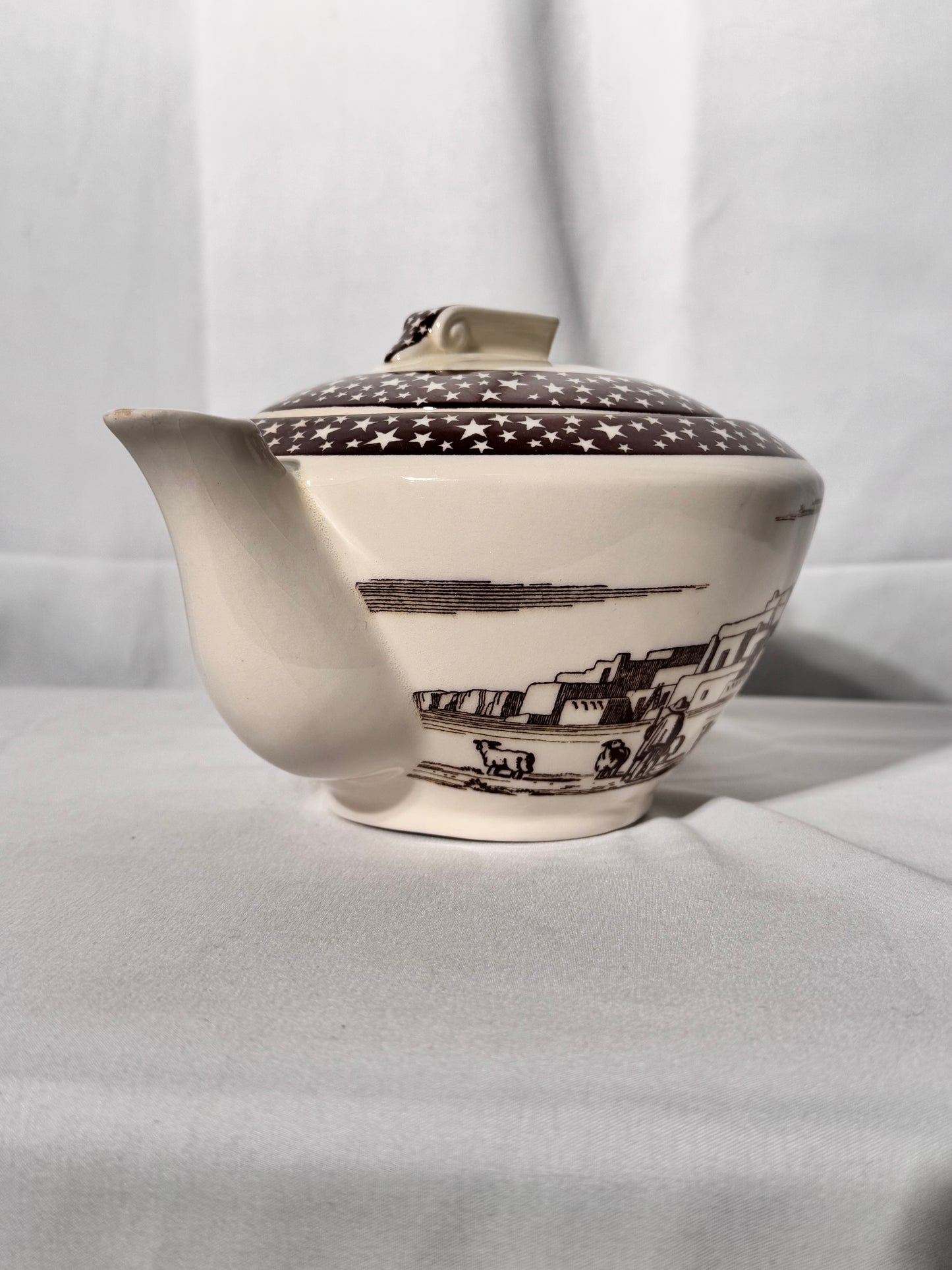 Our America- Vernon Kilns - Southwestern Pueblo - Teapot
