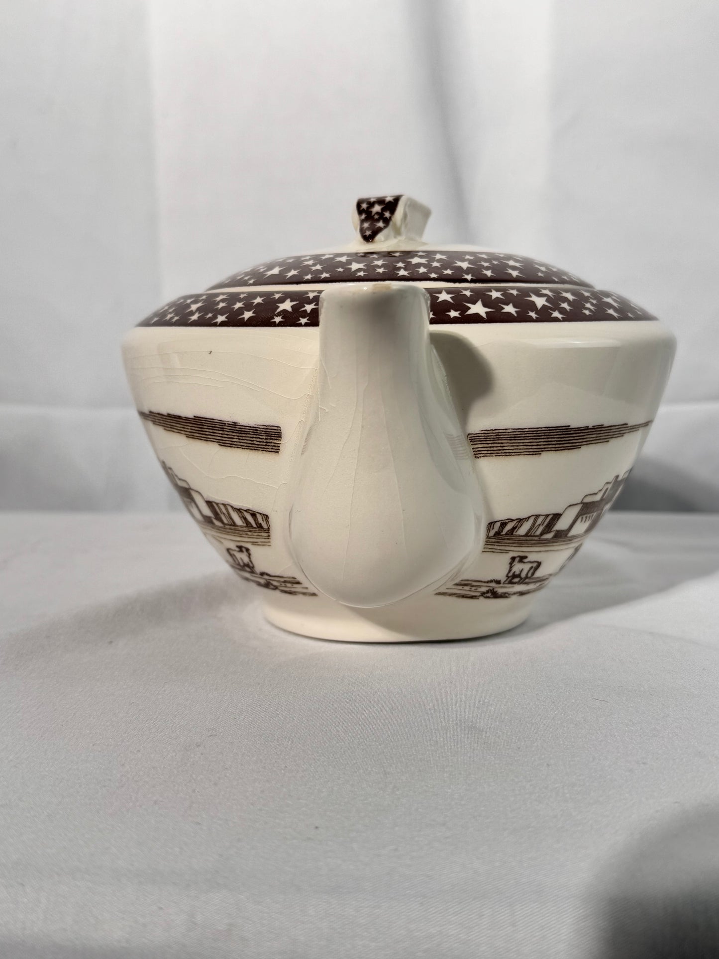 Our America- Vernon Kilns - Southwestern Pueblo - Teapot