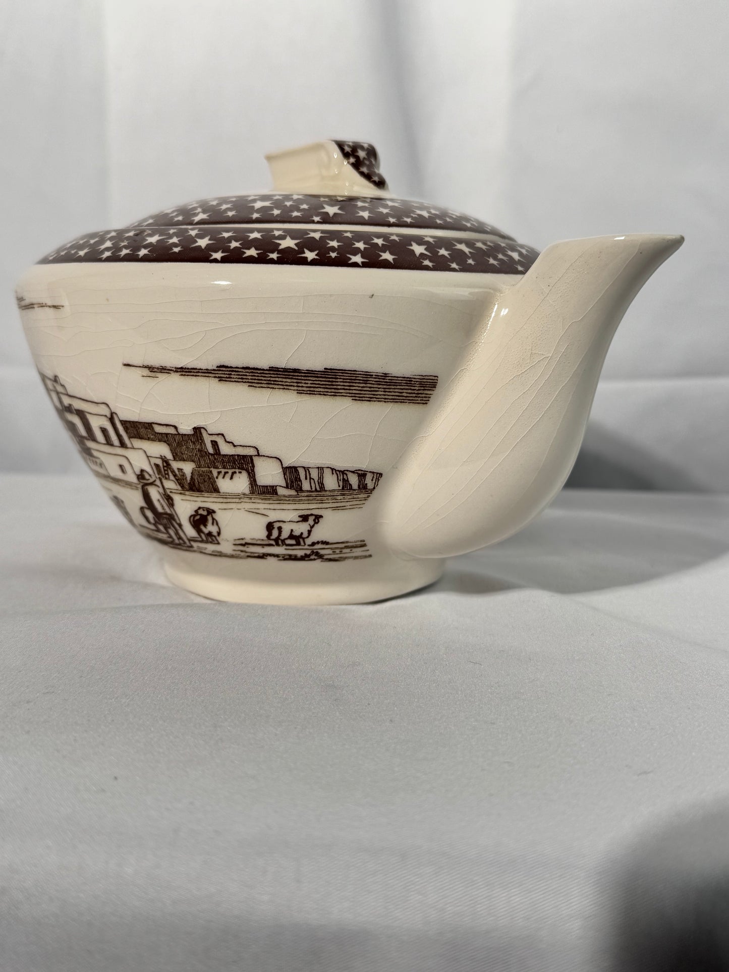 Our America- Vernon Kilns - Southwestern Pueblo - Teapot