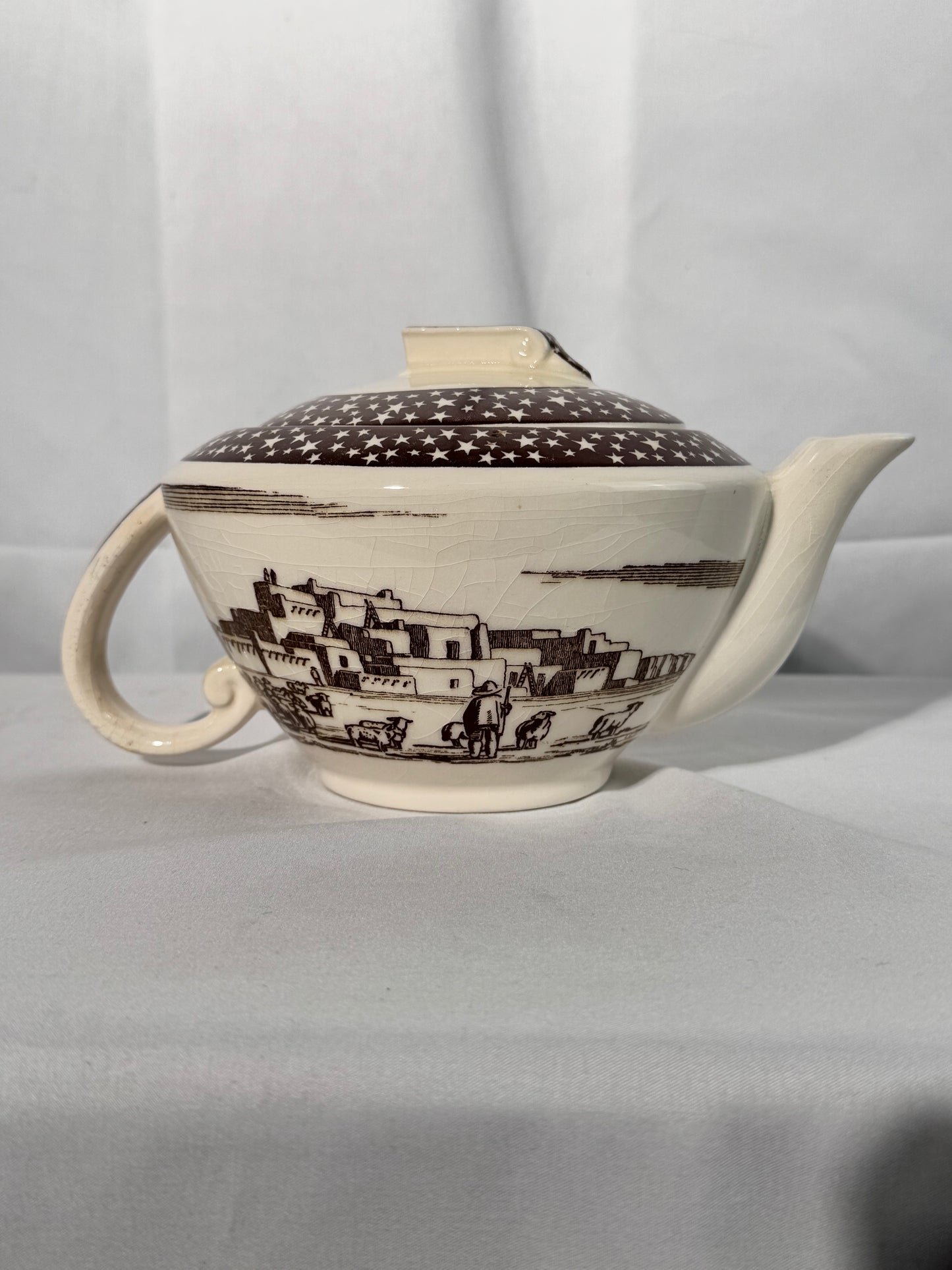 Our America- Vernon Kilns - Southwestern Pueblo - Teapot